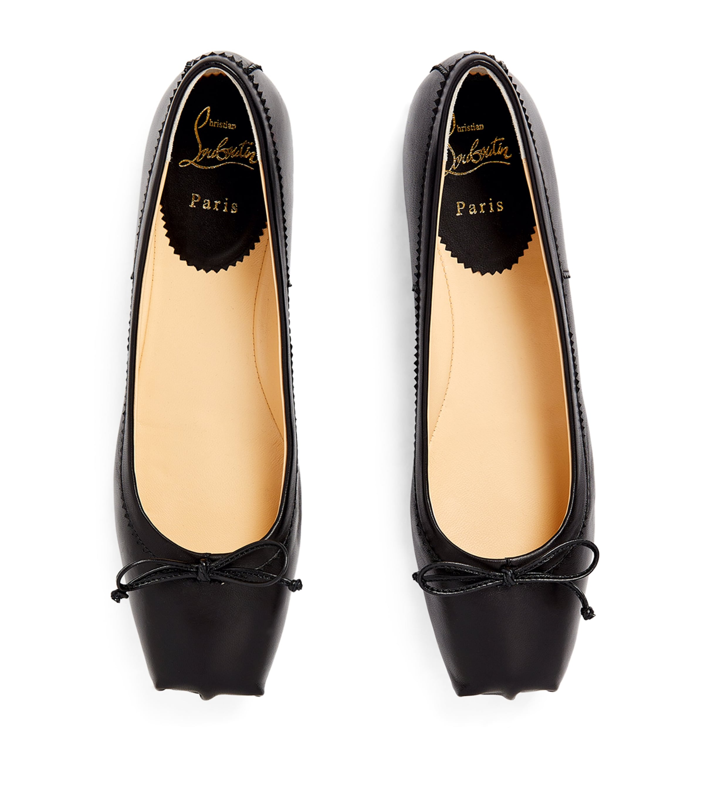 Christian Louboutin Mamadrague Leather Ballet Flats | Harrods US