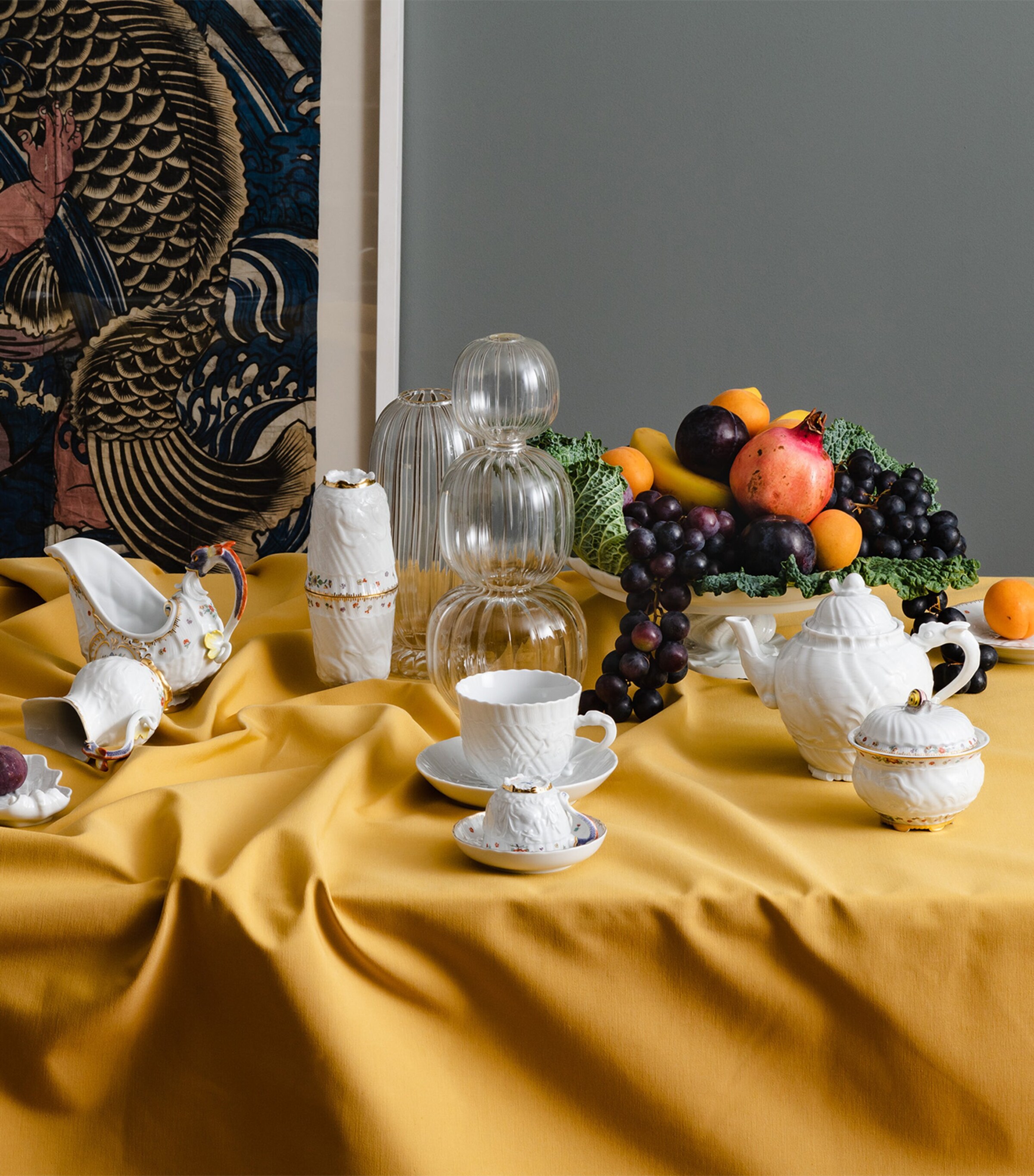 Meissen Swan Service Cappuccino Cup and Saucer White Image 4