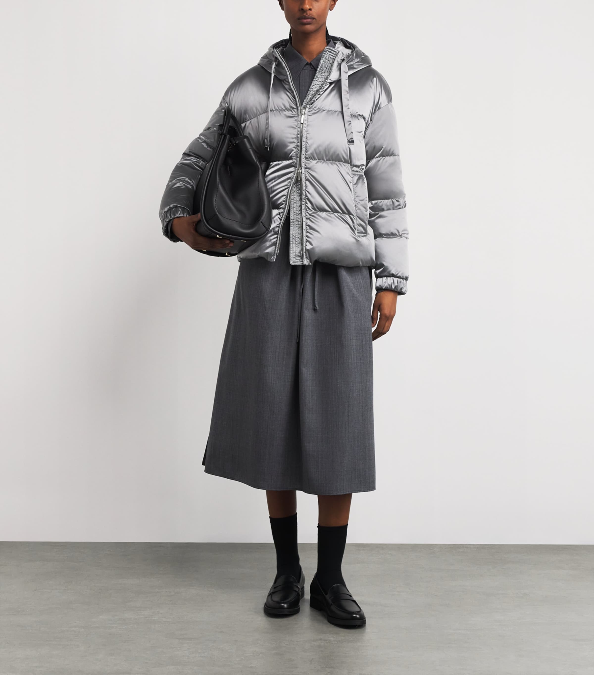 Down Puffer Jacket MEDIUM GREY Image 2