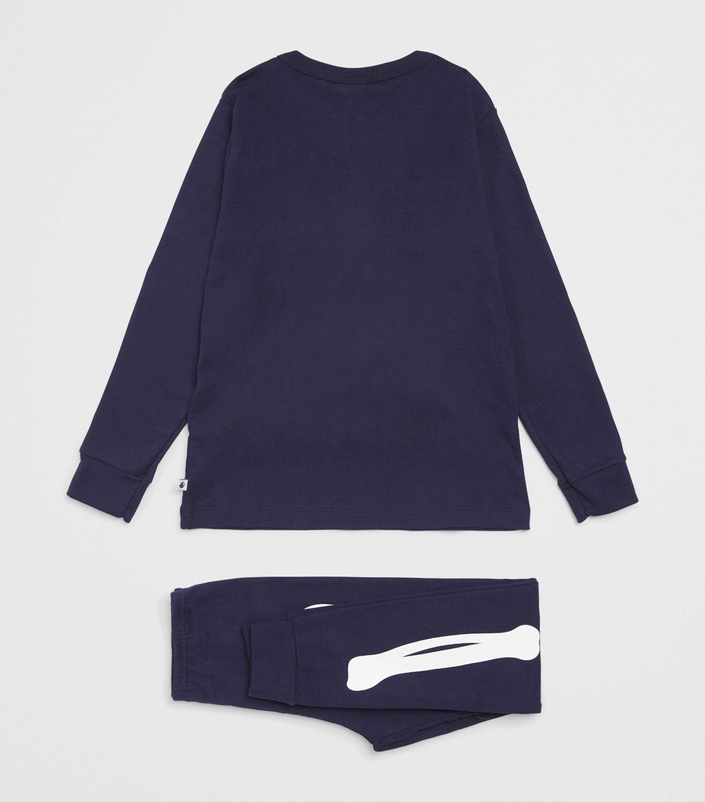 Petit Bateau Skeleton Pyjama and Mask Set (6-12 Years) Image 2