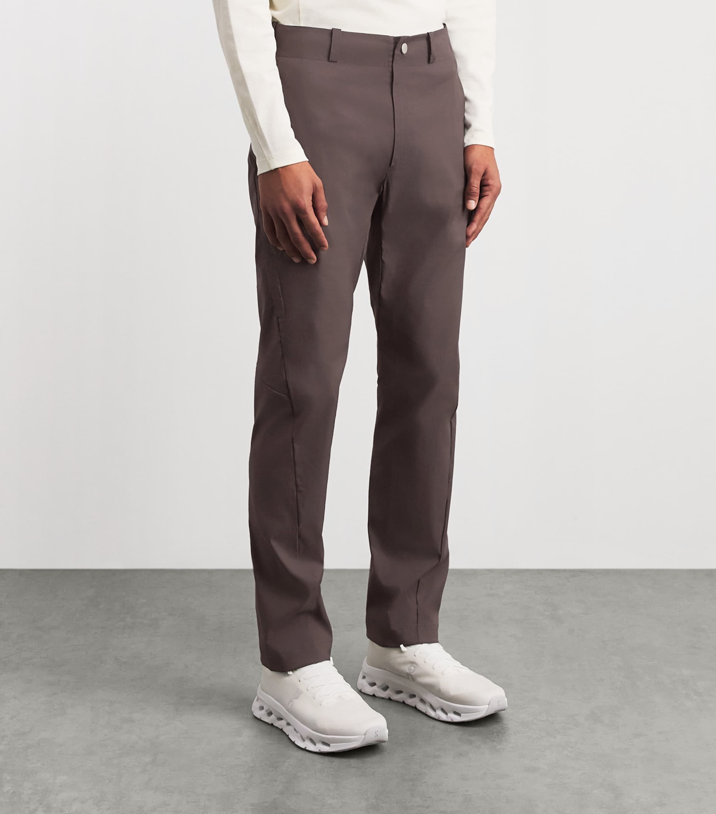 Alba Mens Techno Trousers Mud Image 4