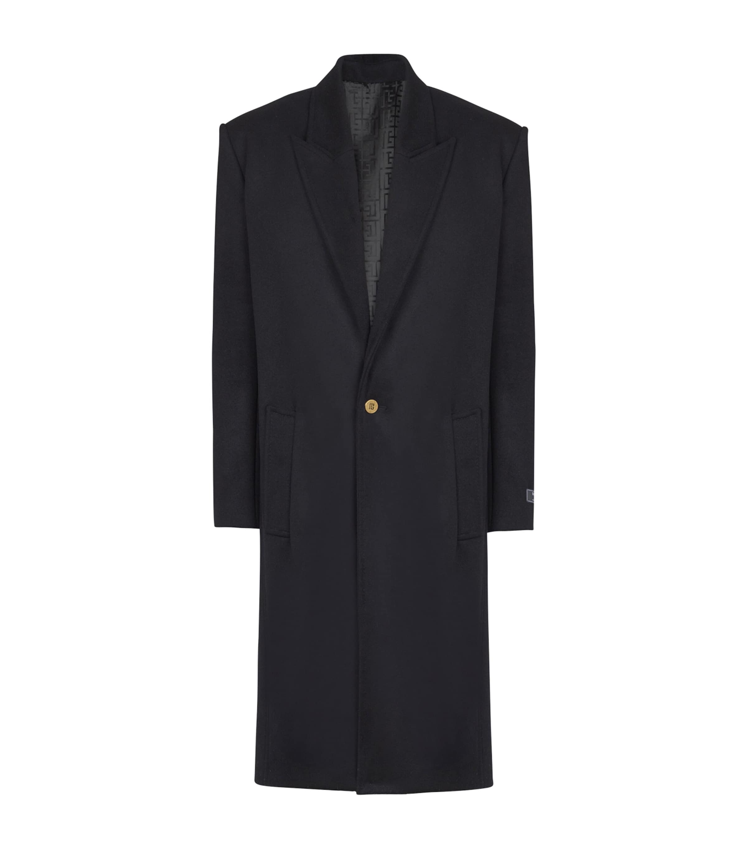 Wool-Cashmere Overcoat 0PA NOIR Image 1