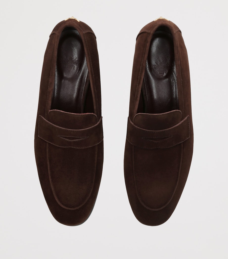 Suede Flaneur Loafers DARK BROWN Image 4