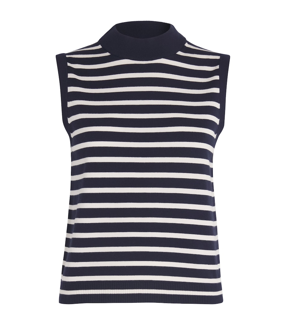 Stretch-Knit Sweater Vest NAVY Image 1