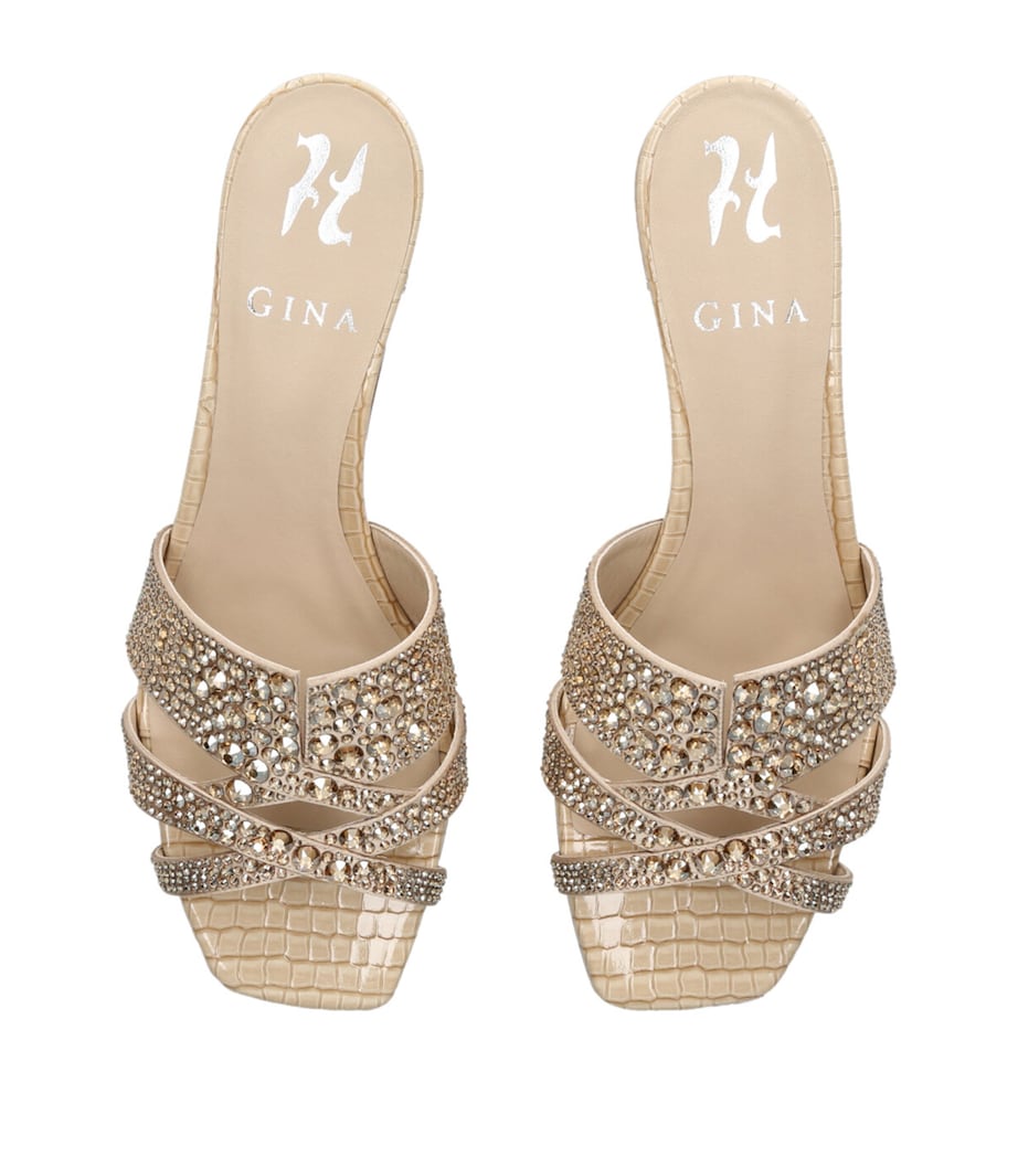 Olympia Heeled Mules 35 GOLD Image 4