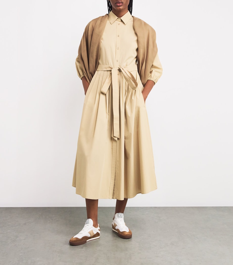 Jacquard Stole Scarf CAMEL Image 2