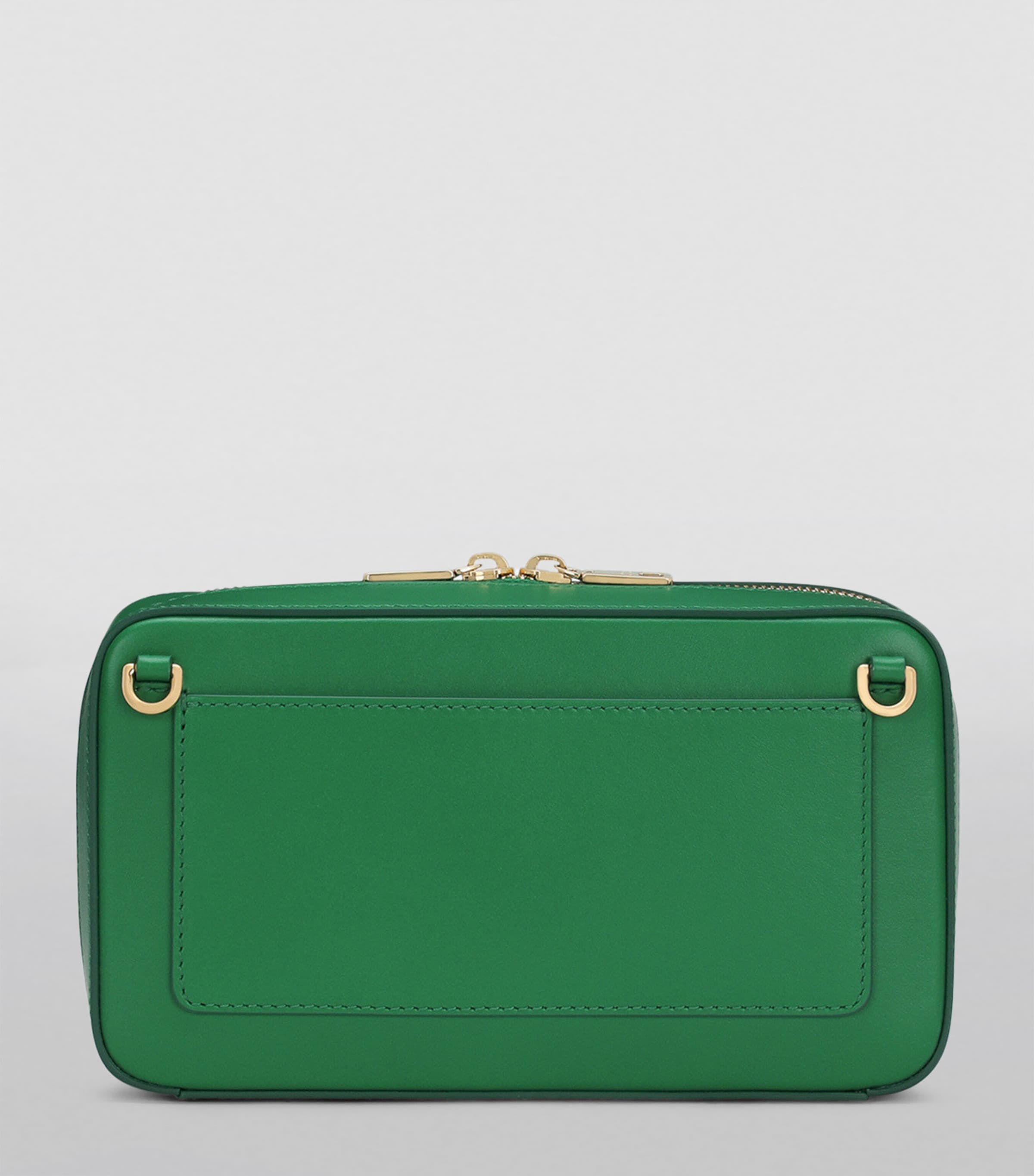 Small Leather Dolce & Gabbana Logo Camera Bag 87192-GREEN Image 2