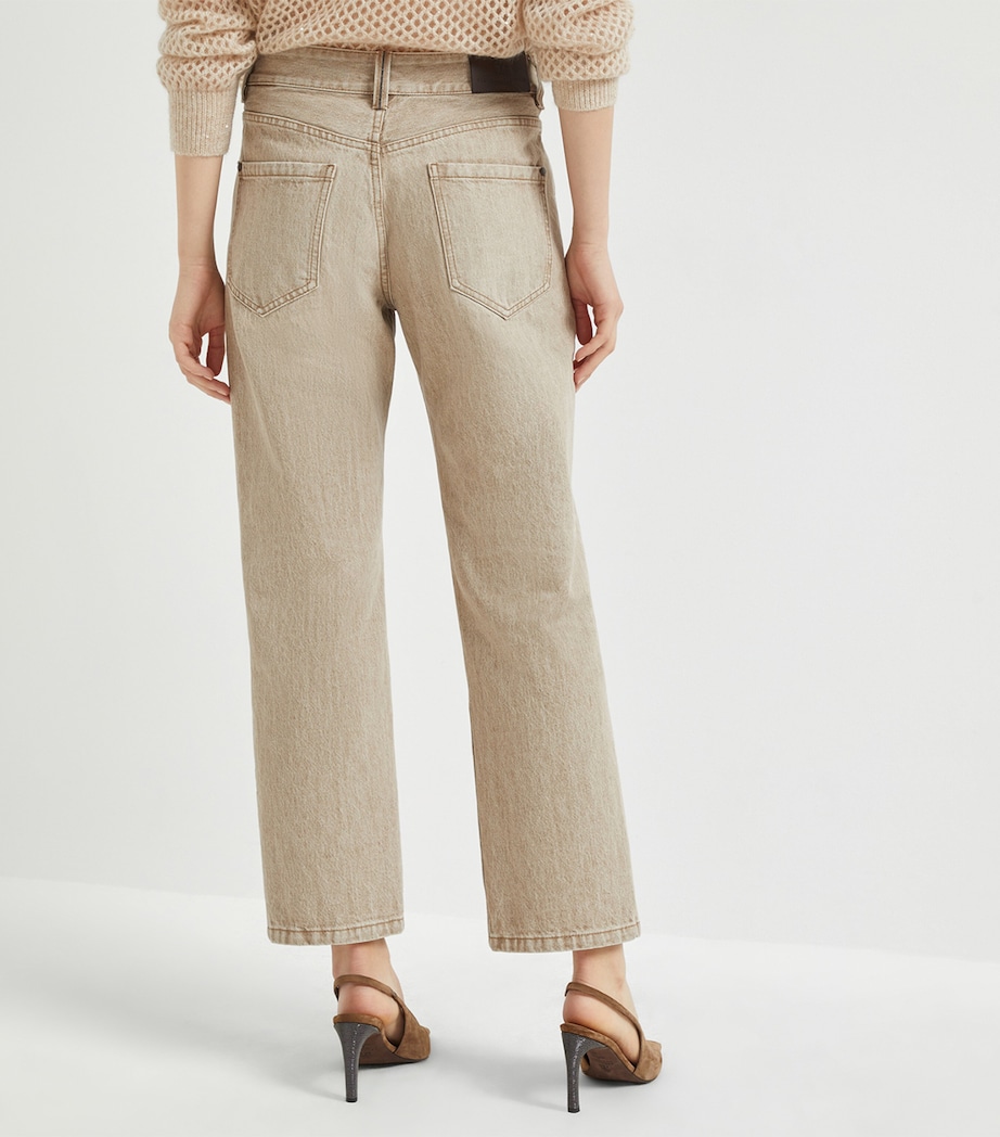 Authentic Cotton Straight Jeans C9037 Image 3