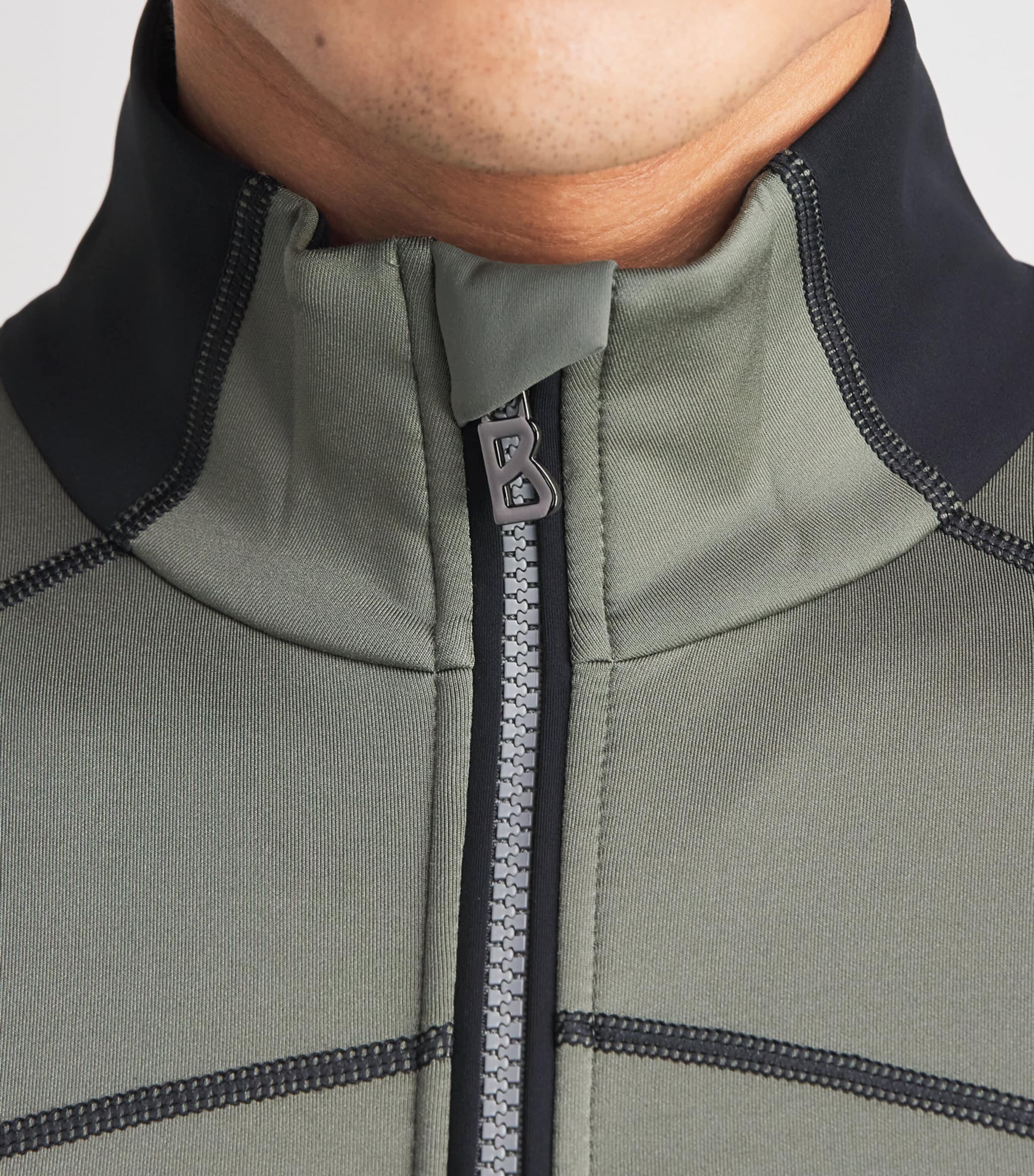 Bogner Mens Mid-Layer Hayo Jacket Slate Green Image 3