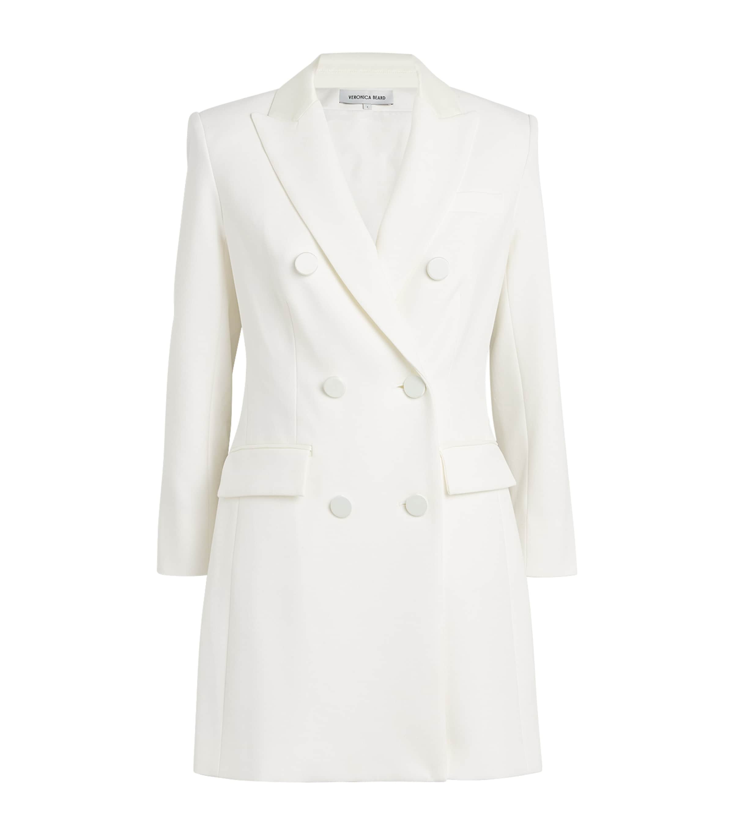 Veronica Beard Womens Elianna Blazer Mini Dress Off White Image 1