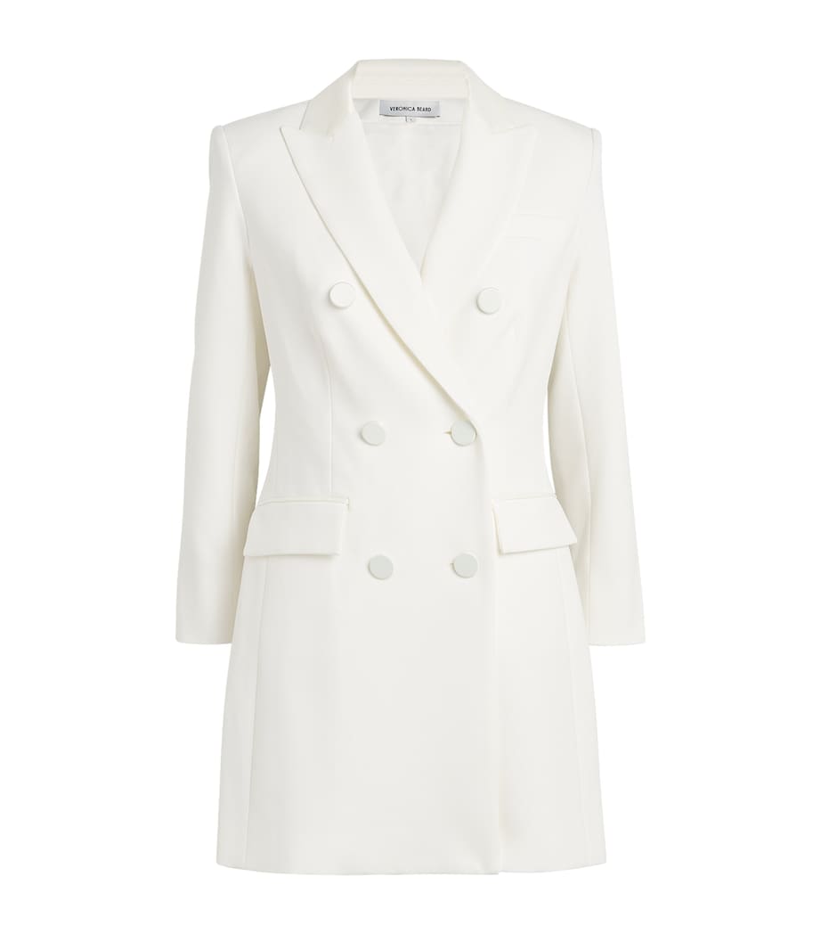 Veronica Beard Womens Elianna Blazer Mini Dress Off White Image 1
