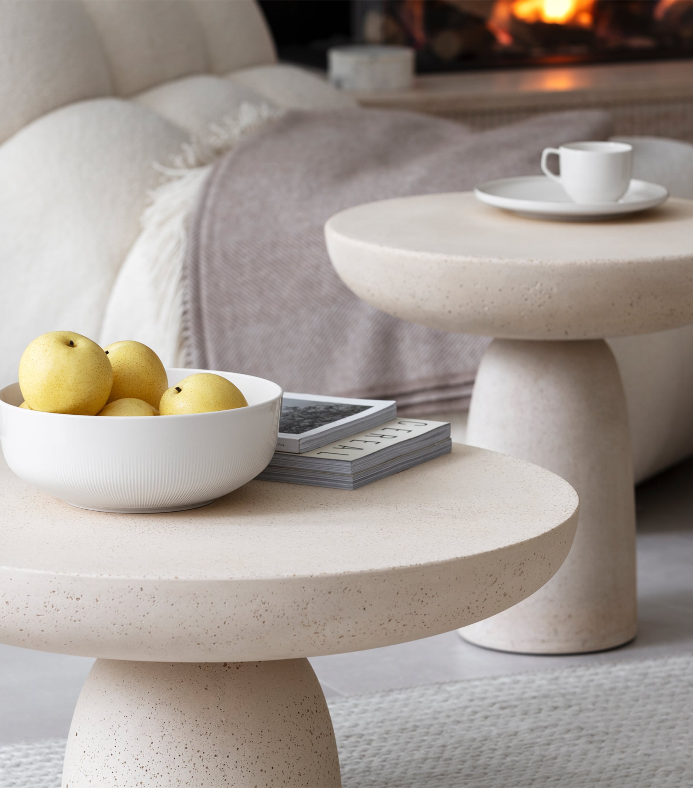 Porcelain Afina Salad Bowl (26cm) WHITE Image 5