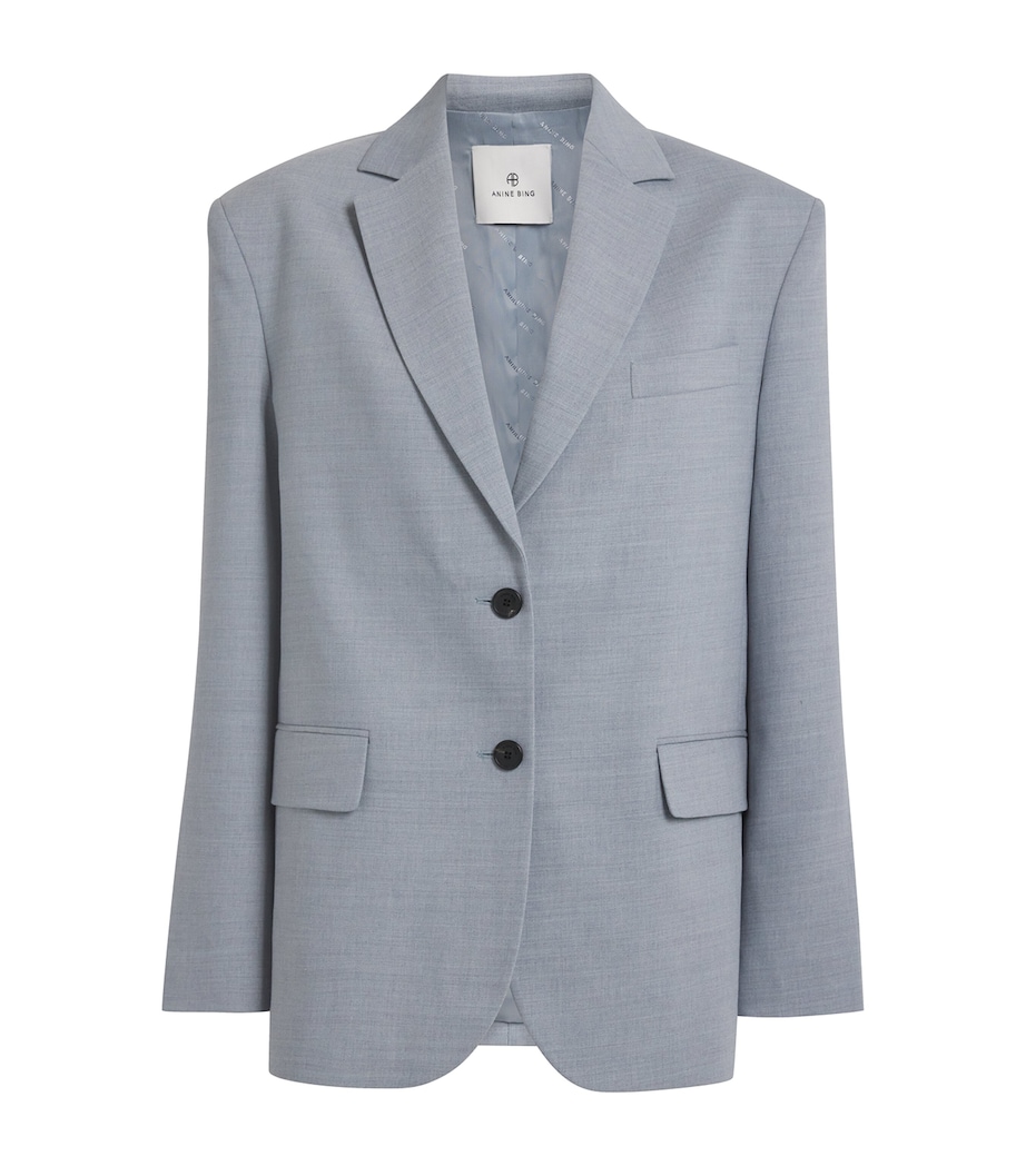 Quinn Single-Breasted Blazer BLUE Image 1