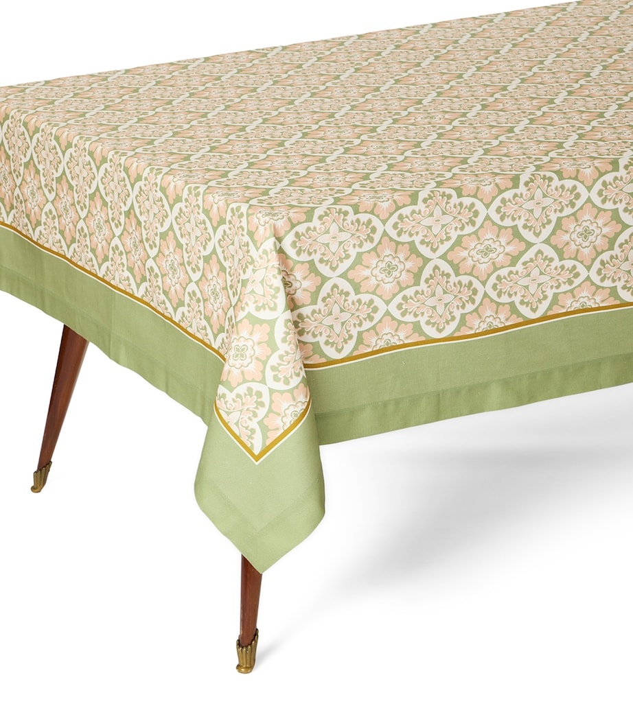 Cotton Palazzo Tablecloth (170cm x 270cm) LIGHT PINK Image 2