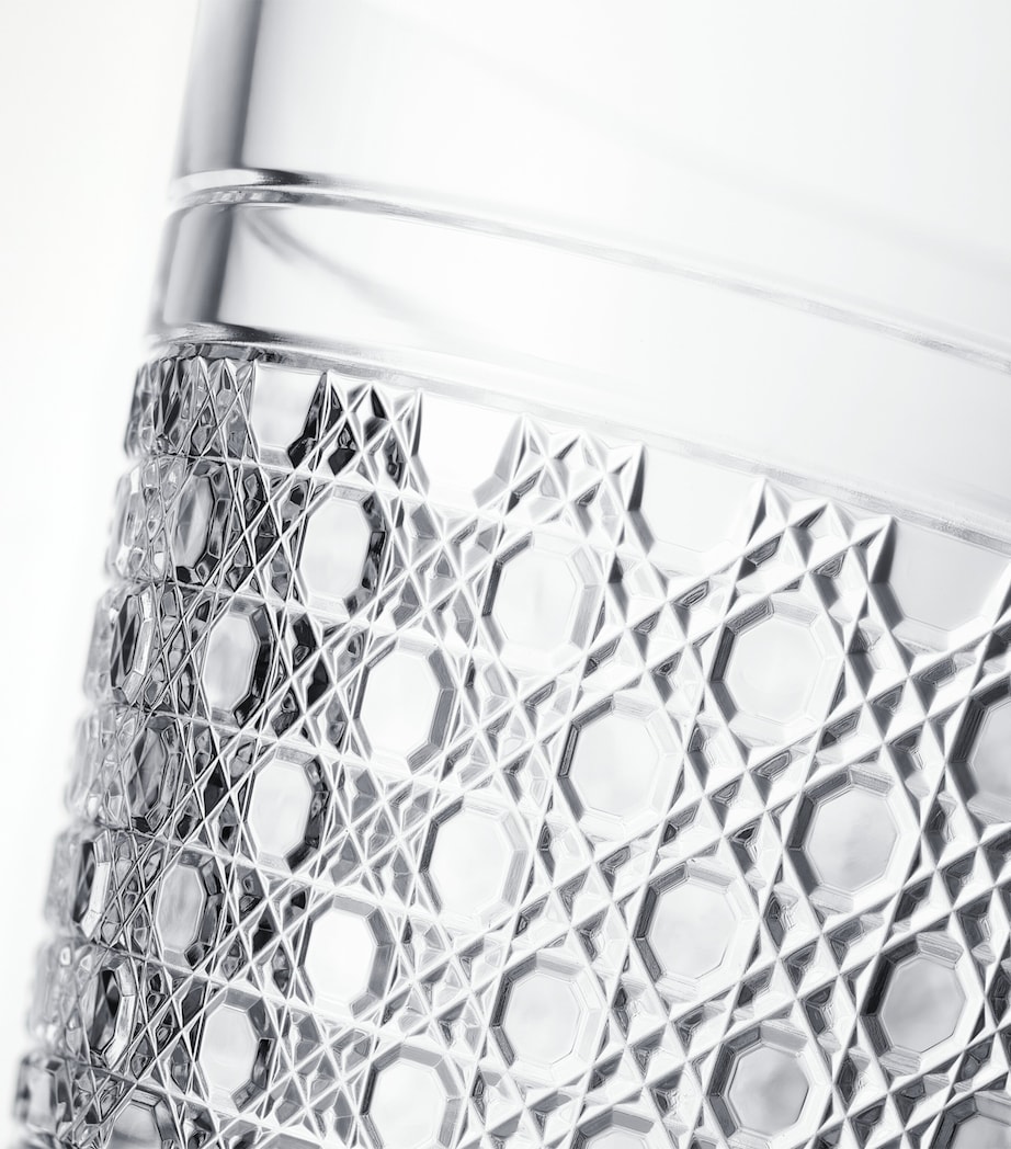 Crystal Opulence Ice Bucket and Tongs Set CLEAR Image 4