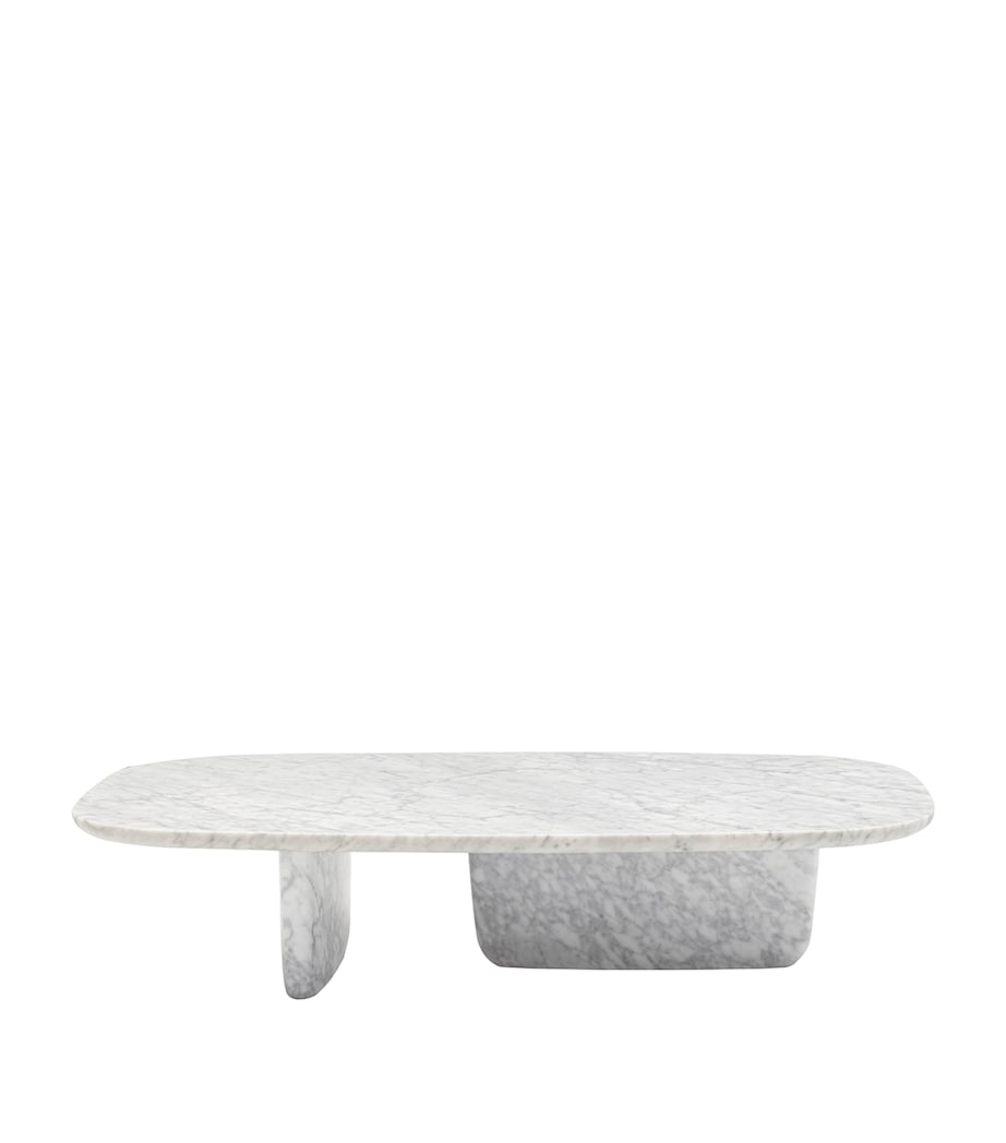 Tobi-Ishi Low Coffee Table CARRARA MARBLE Image 1