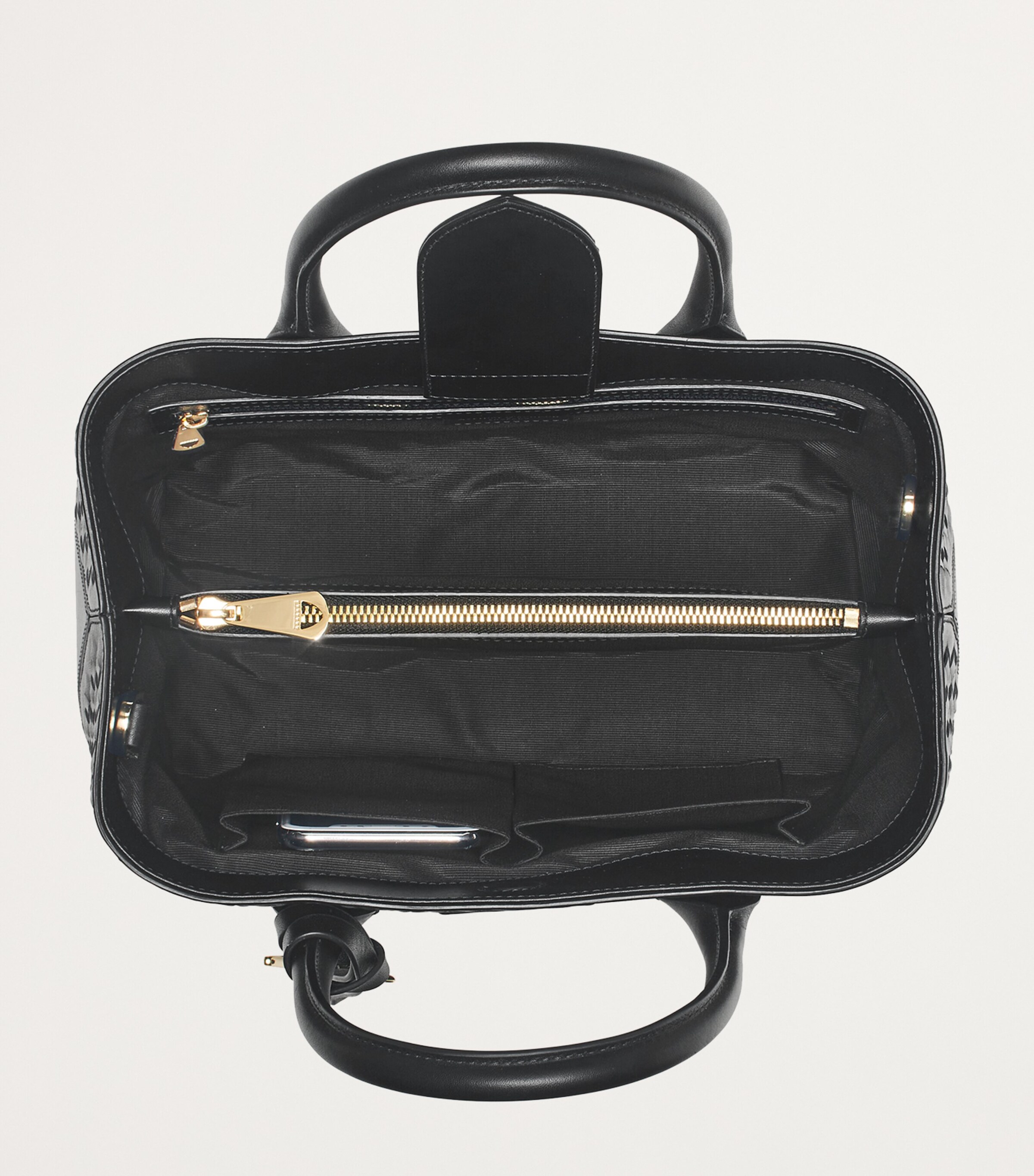 Medium London Tote Bag BLACK Image 5