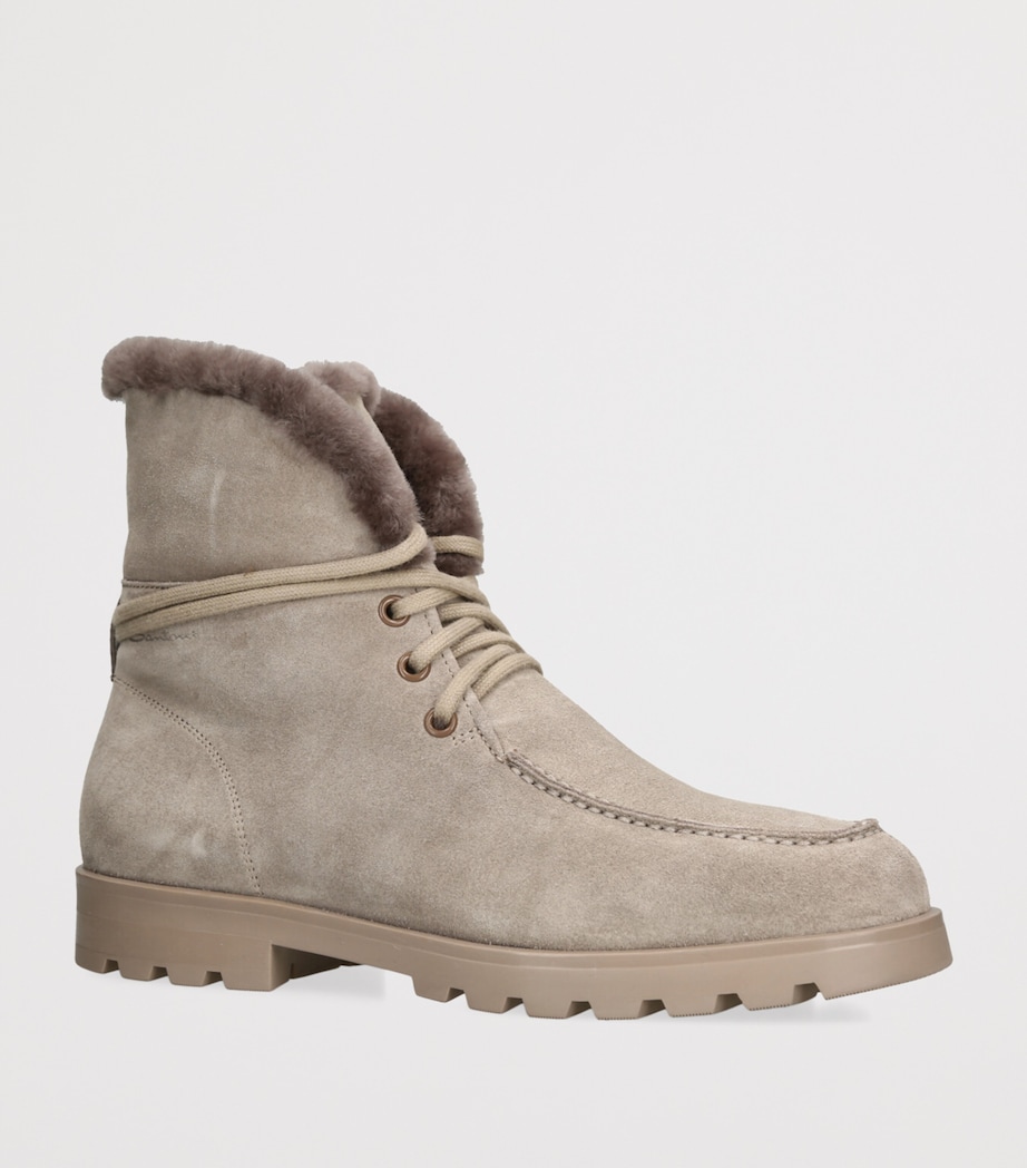 Suede Detroit Boots GREY Image 3