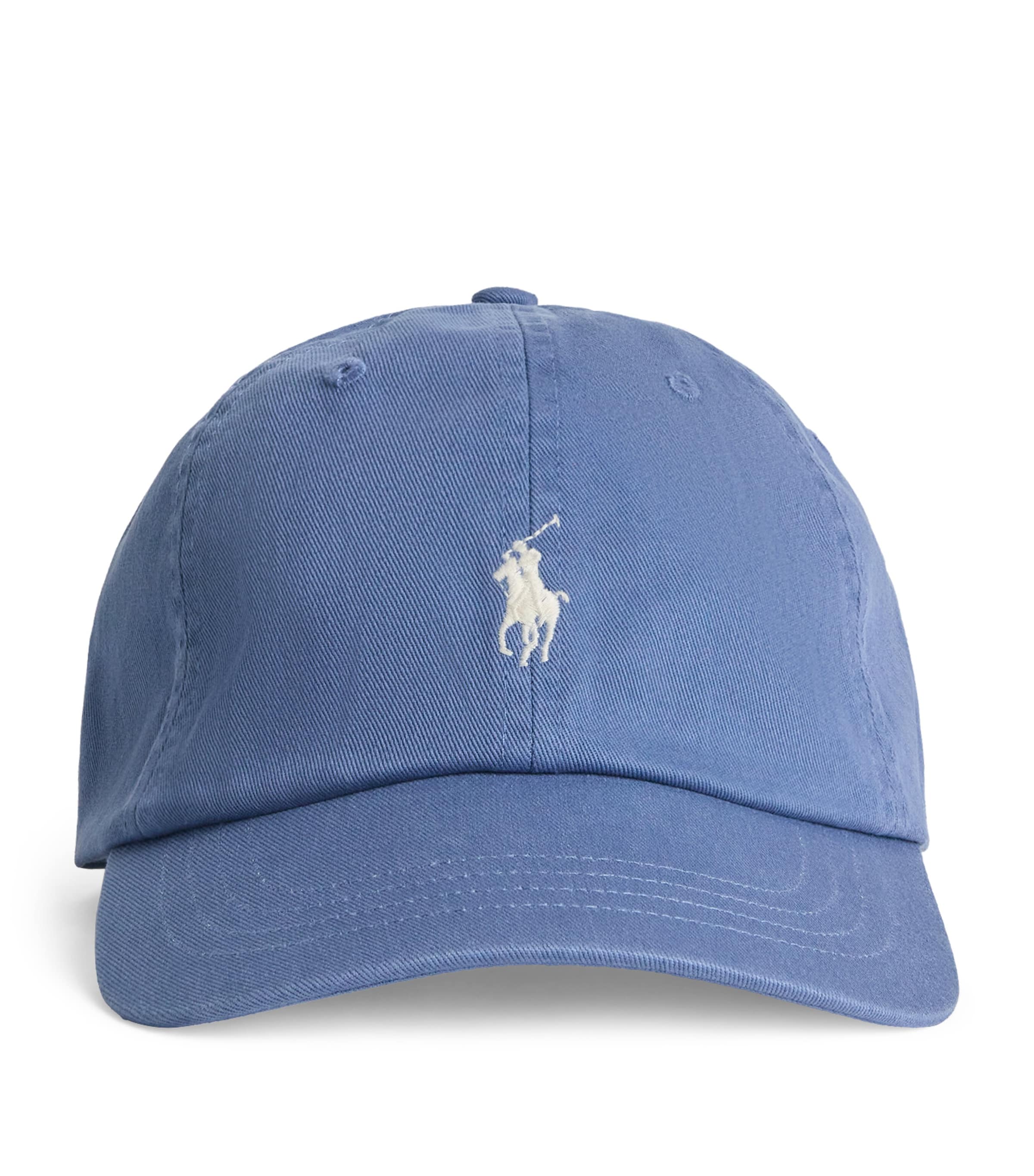 Polo Ralph Lauren Cotton Polo Pony Baseball Cap In Blue