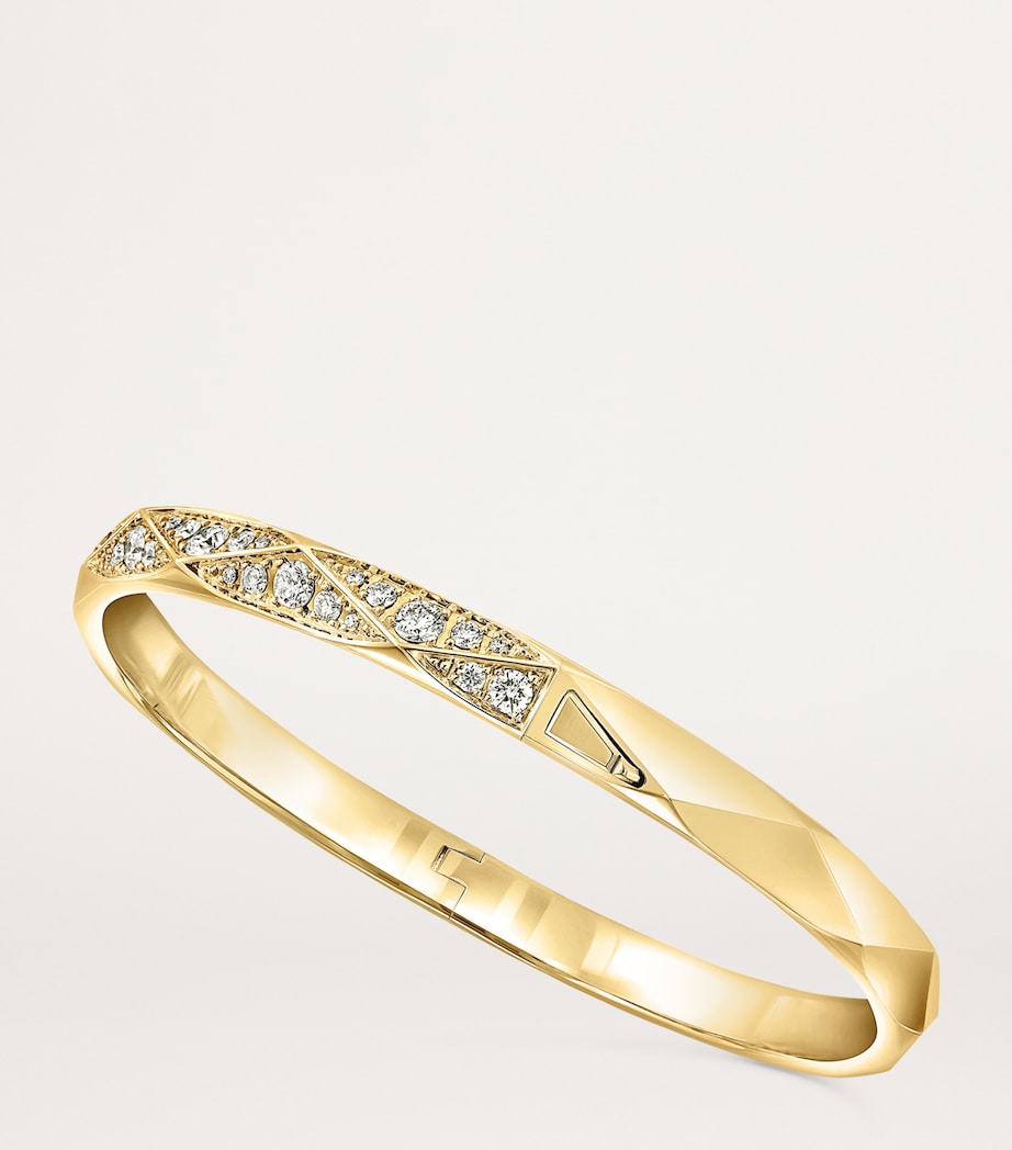 Yellow Gold and Diamond Laurence Graff Signature Bangle YELLOW GOLD Image 3