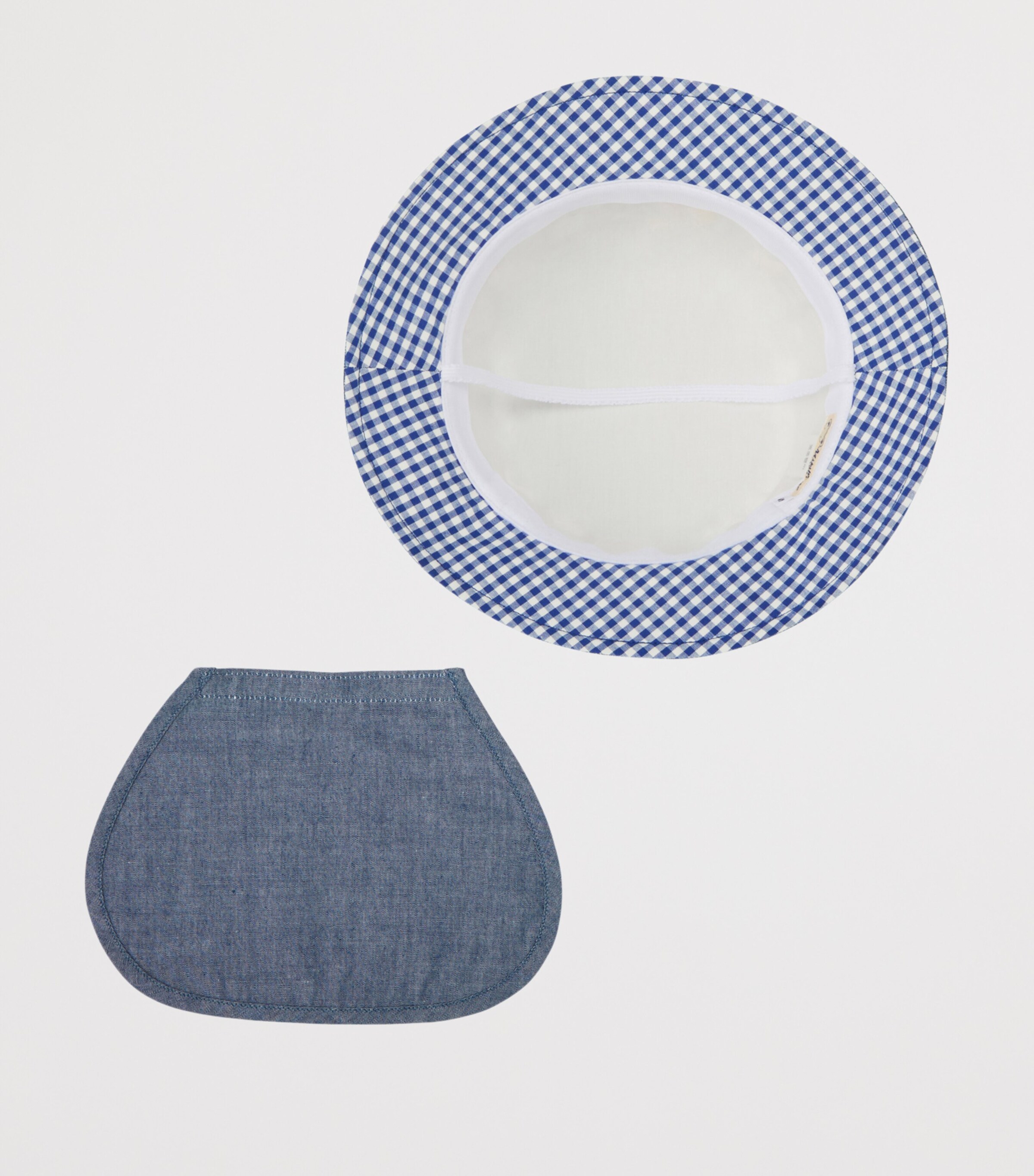 Miki House Denim Embroidered Sun Hat Image 3