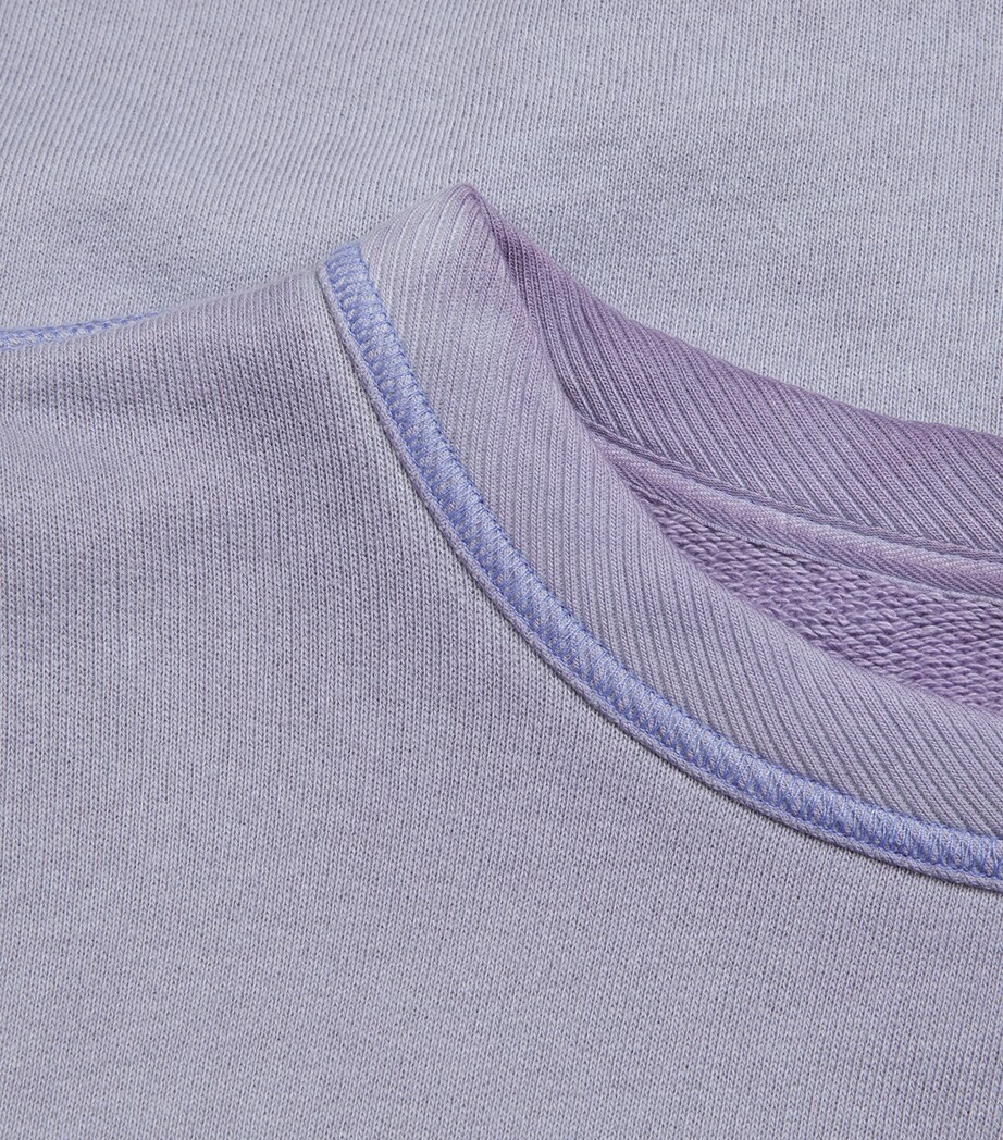 Rag & Bone Mens Cotton-Blend Washed Sweatshirt Heron Blue Image 5