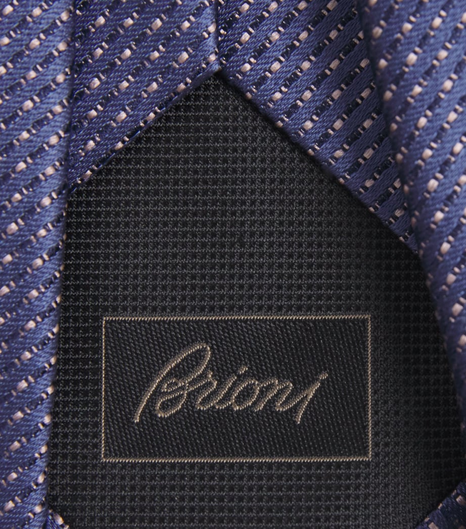 Silk Geometric-Jacquard Tie 4859 Image 4