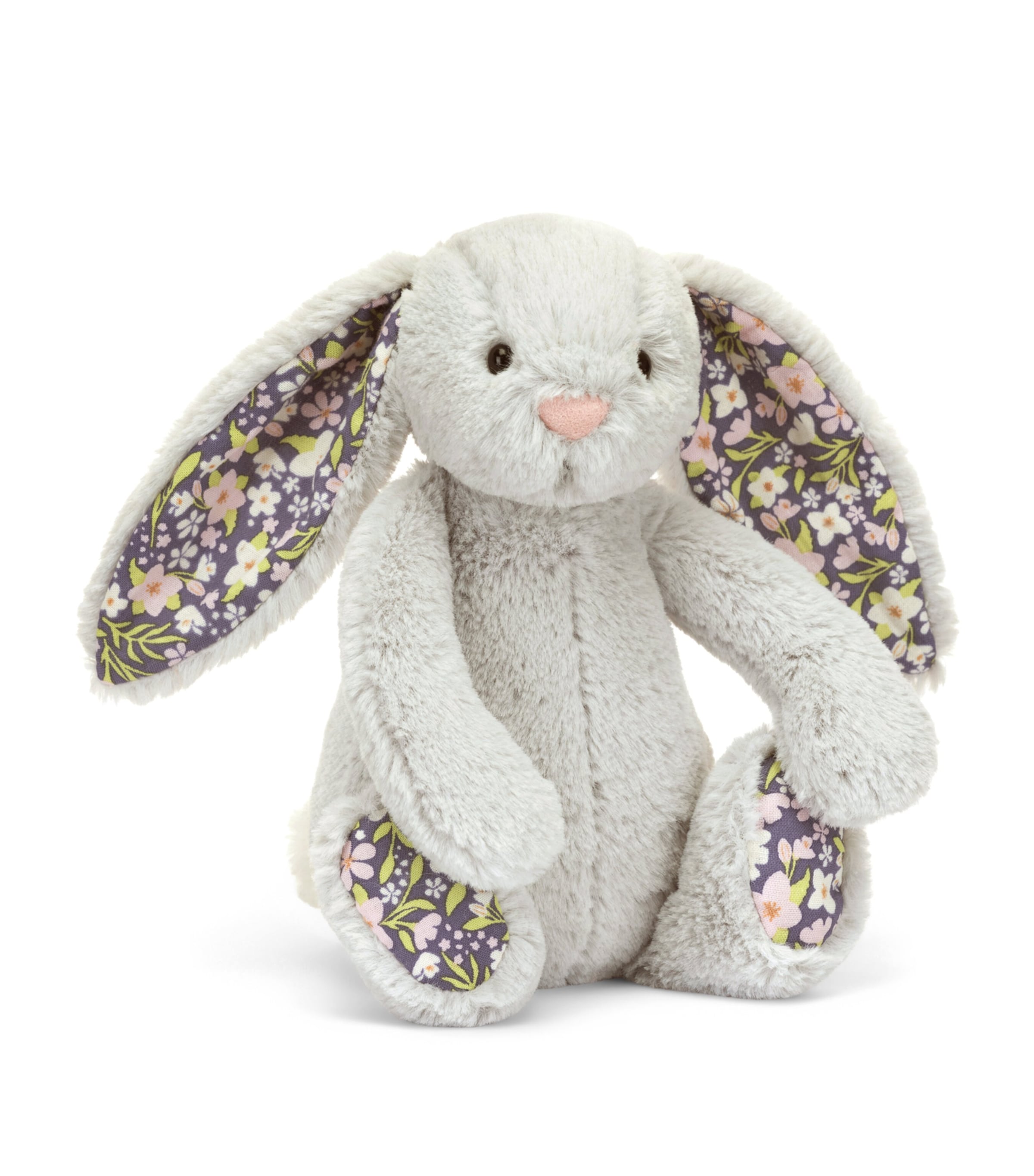 Jellycat Little Blossom Silver Bunny Bloom (18cm) Image 1