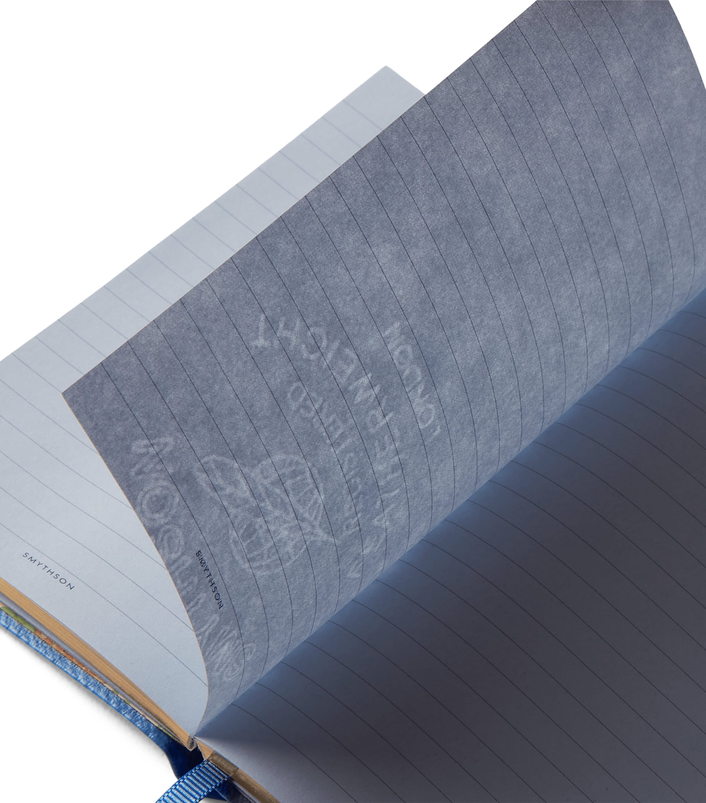 Smythson x Peter Rabbit Panama Leather Notebook Nile Blue Image 3