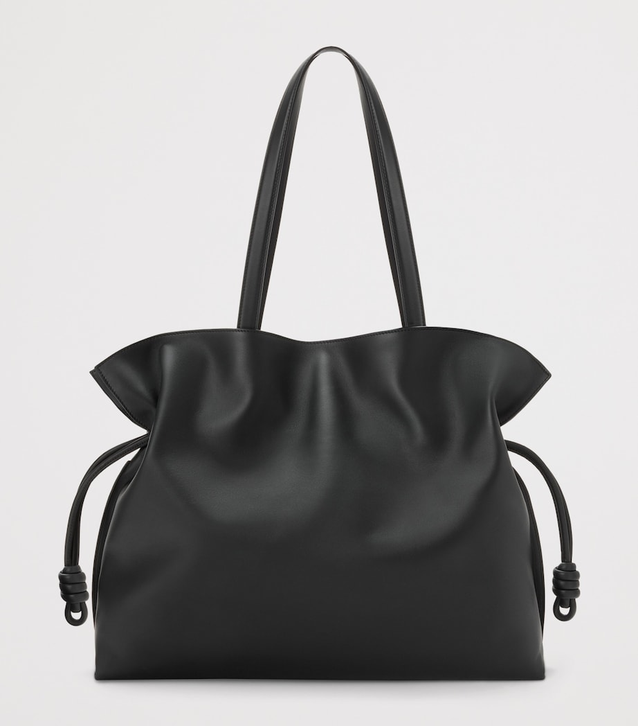 LOEWE x Albers Leather Flamenco Purse Black/burgundy Image 5