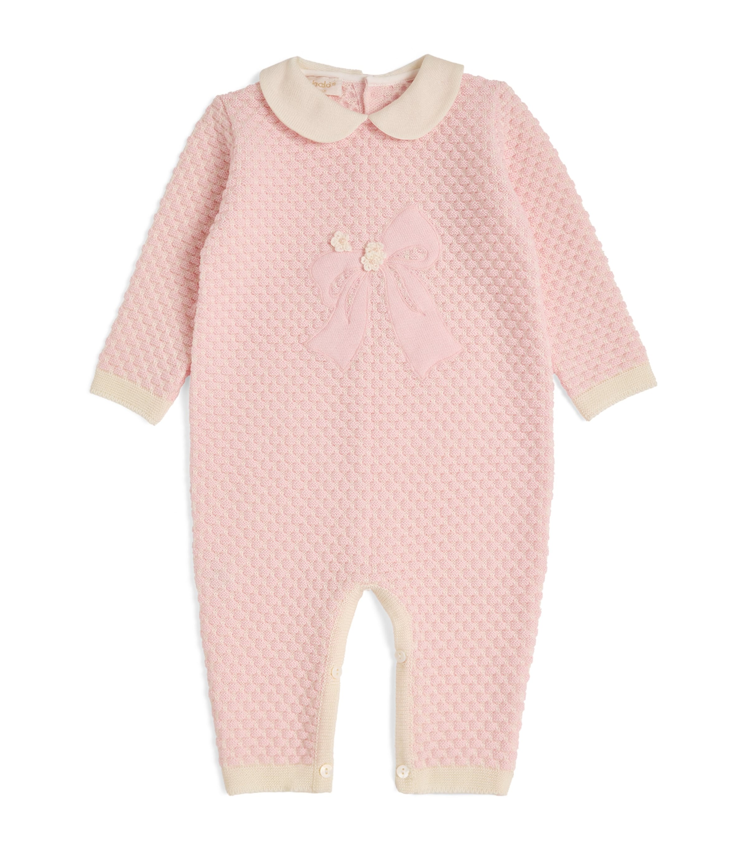 Bimbalò Wool Playsuit In Pink