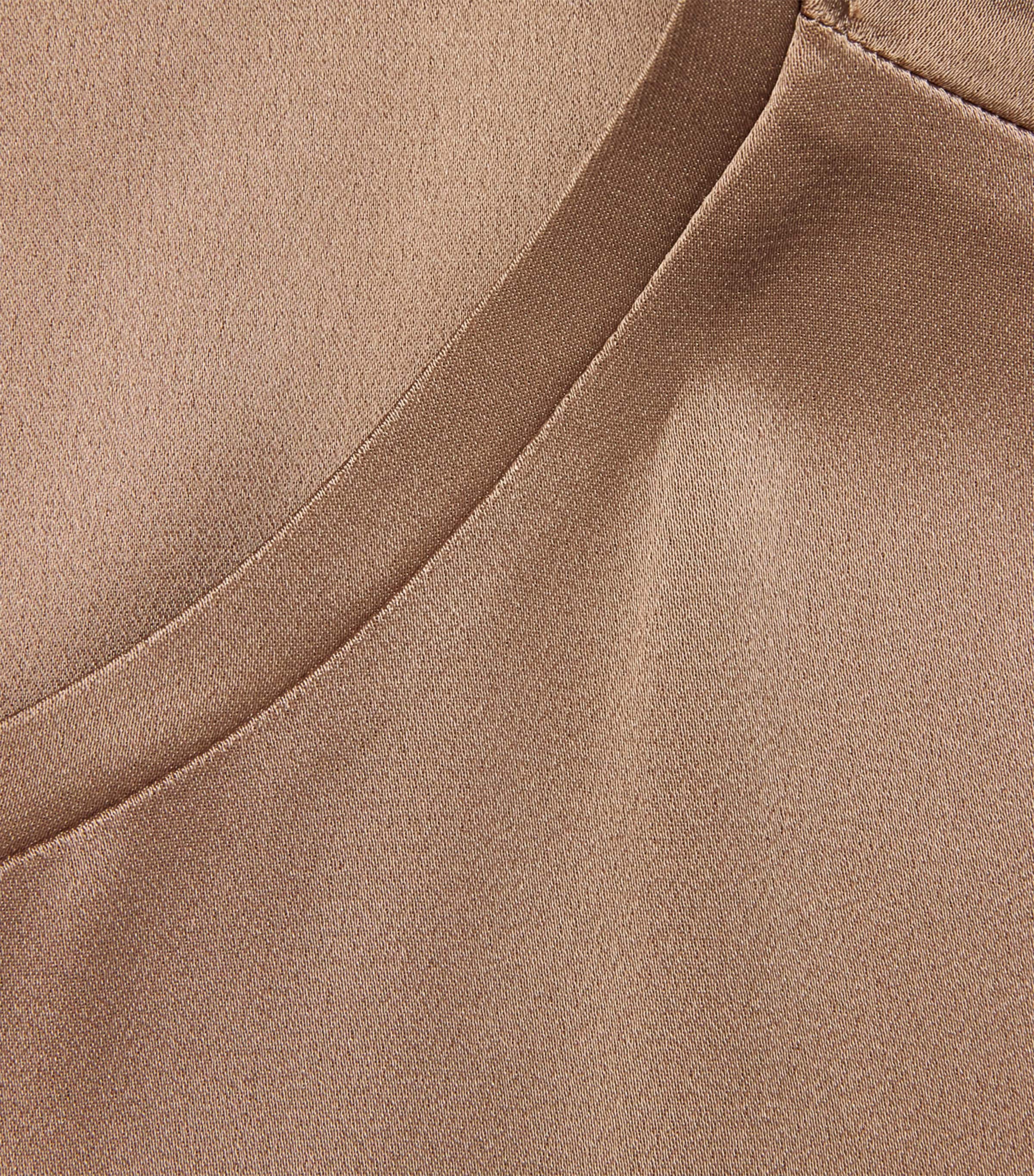 Satin Rebecca T-Shirt CAMEL Image 5