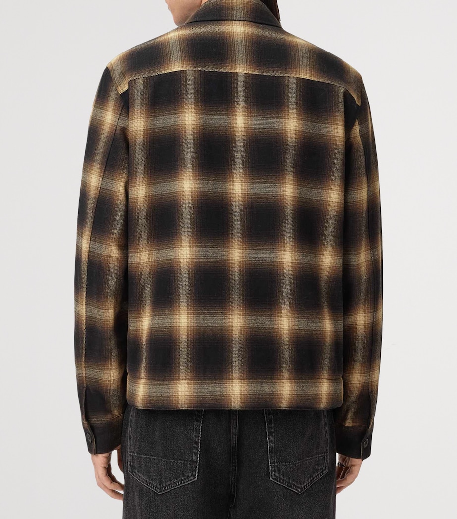 Organic Cotton Check Mathers Jacket TRAIL BROWN Image 7