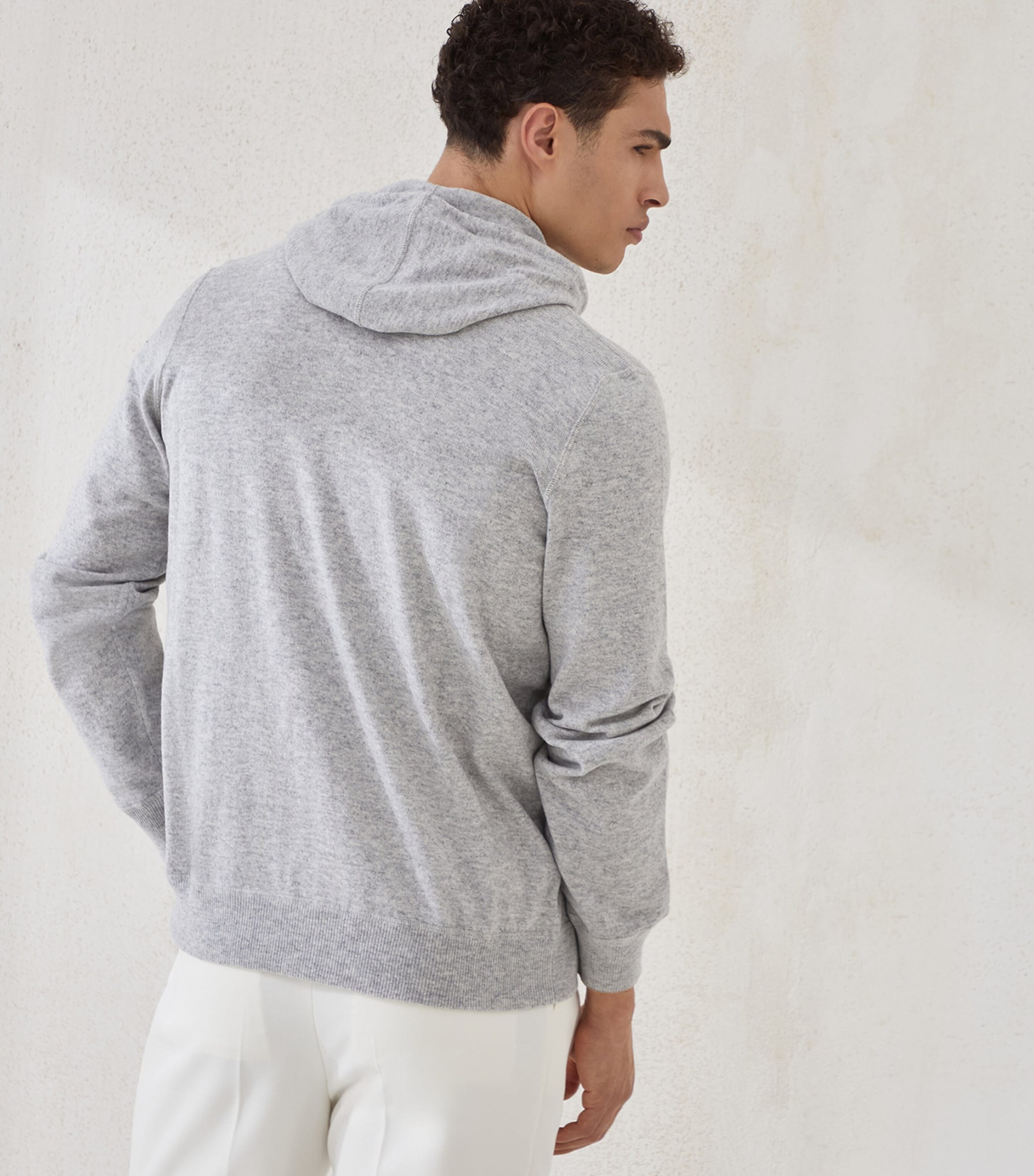 Cashmere Hooded Cardigan CK773 Image 3