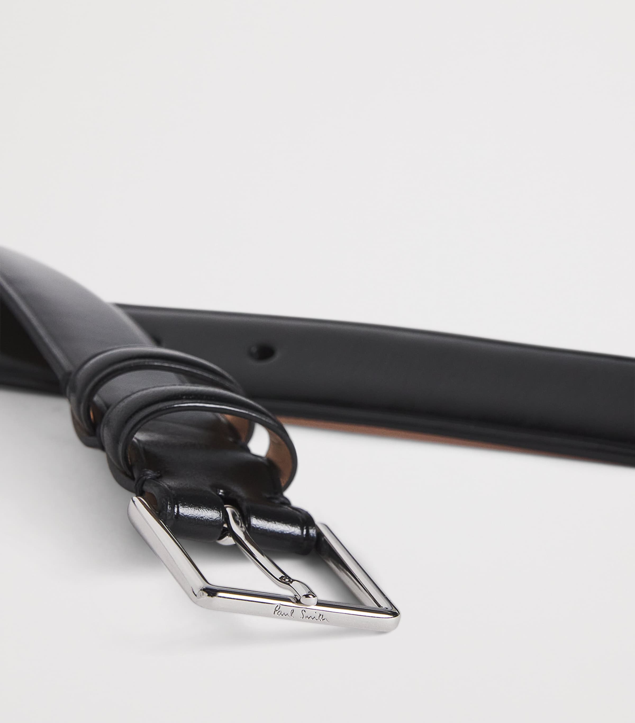 Paul Smith Mens Leather Classic Suit Belt Image 5