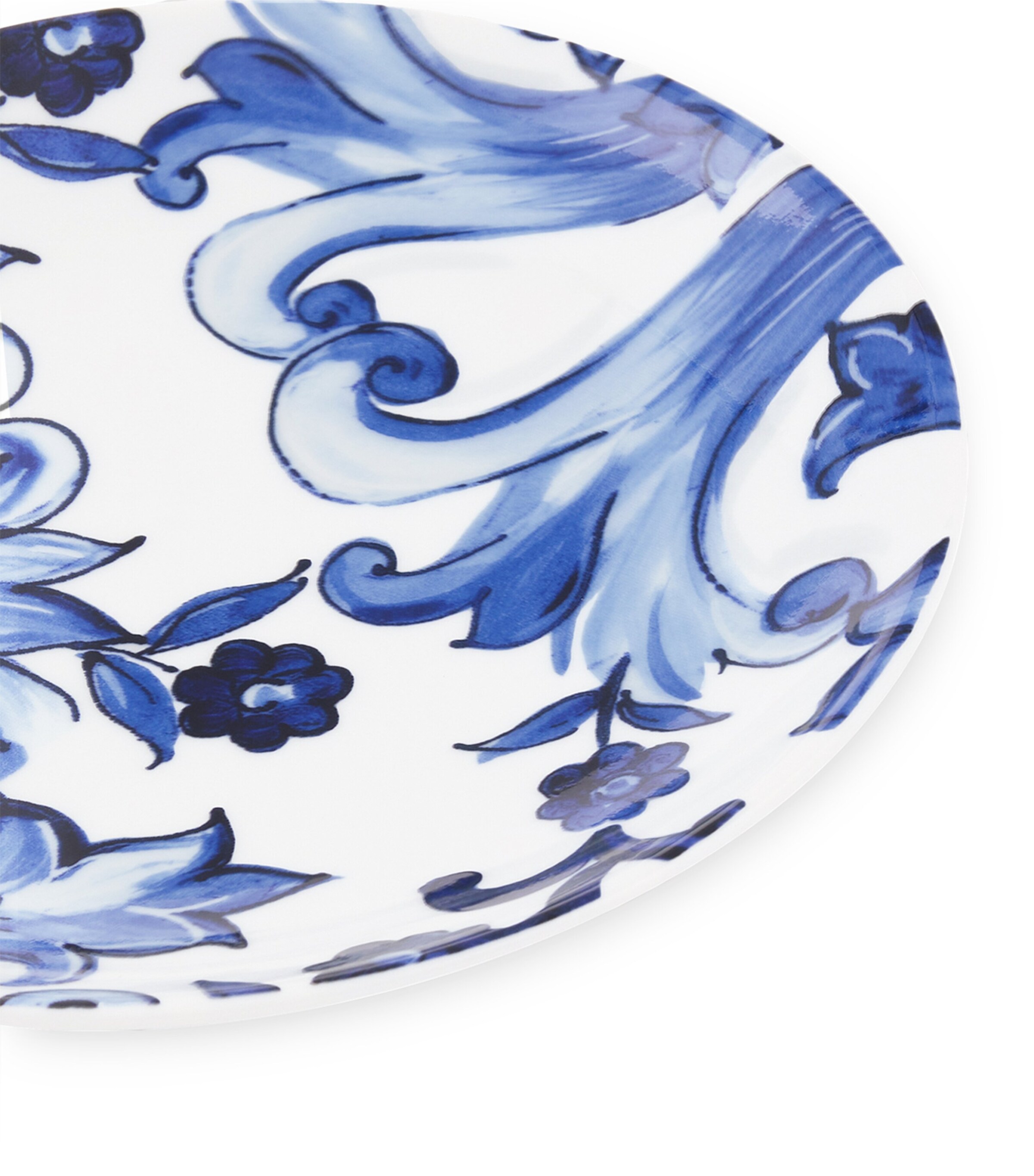 Set of 2 Blu Mediterraneo Dessert Plates (19cm) UB008 FIORE PIC BLU Image 5