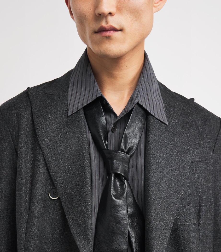 Wool Double-Breasted Blazer ANTRACITE 560 Image 6