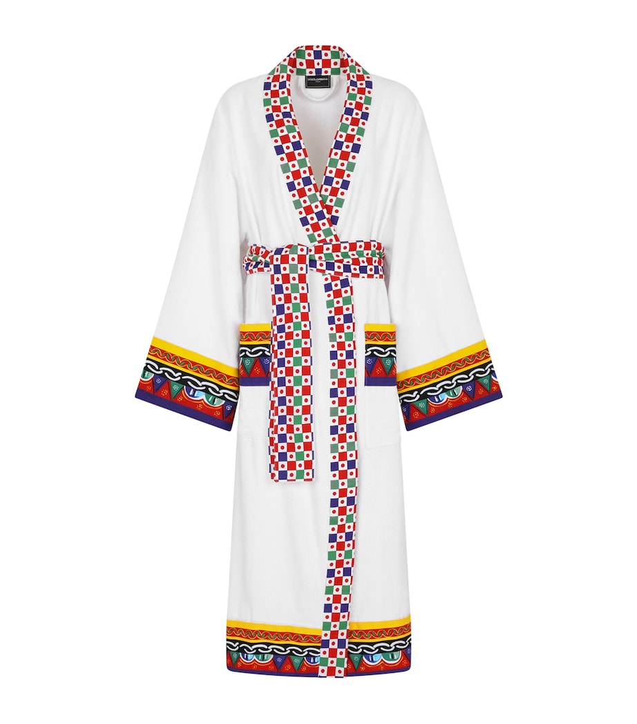 Cotton-Terry Carretto Bathrobe UC123 BIANCO CARRETT Image 1
