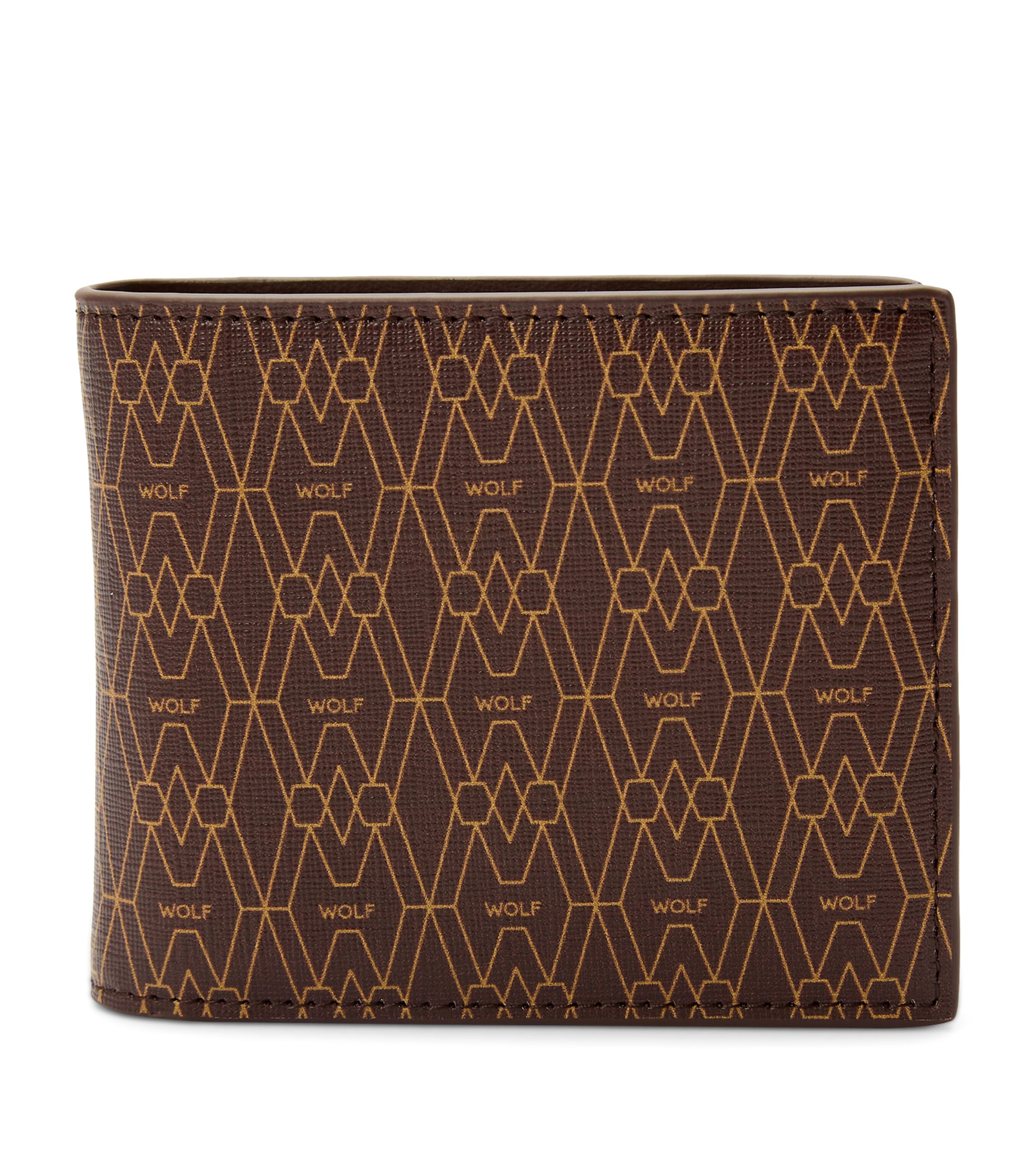 Wolf Signature Billfold Wallet In Brown