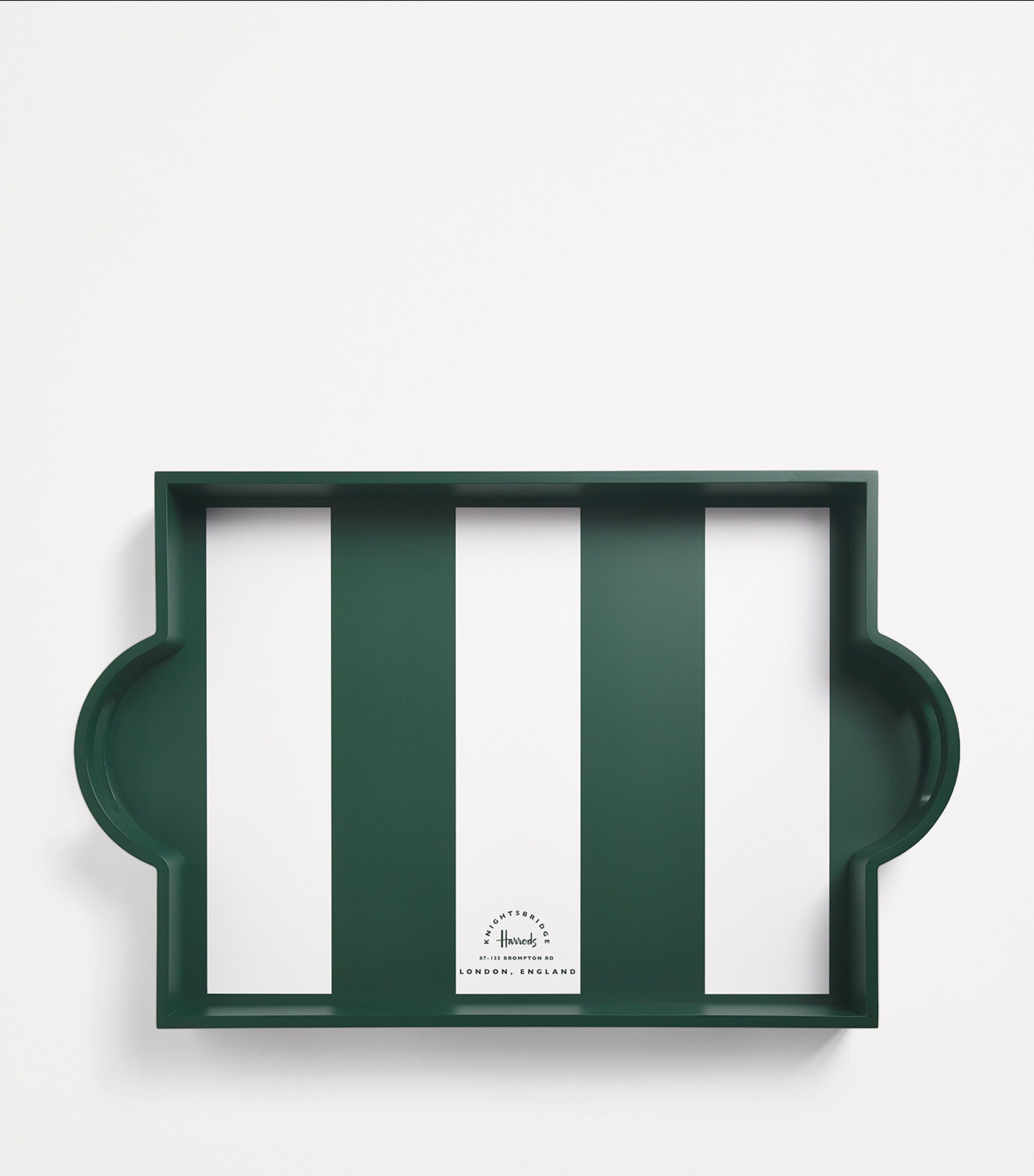Large Stackable Tray (64cm x 39cm) HARRODS GREEN Image 2