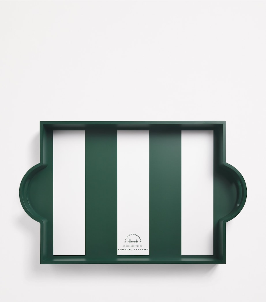Large Stackable Tray (64cm x 39cm) HARRODS GREEN Image 2
