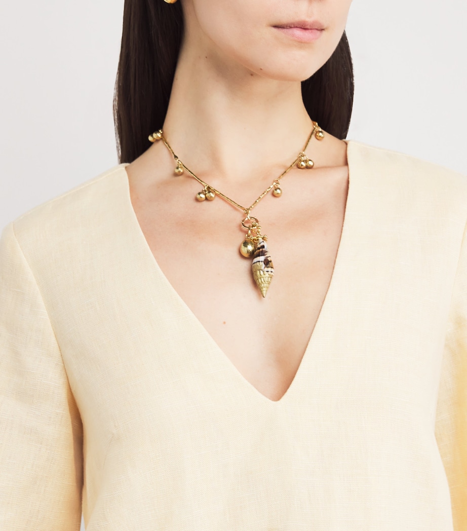 Linen Essie Kaftan DUSTY CITRON Image 4