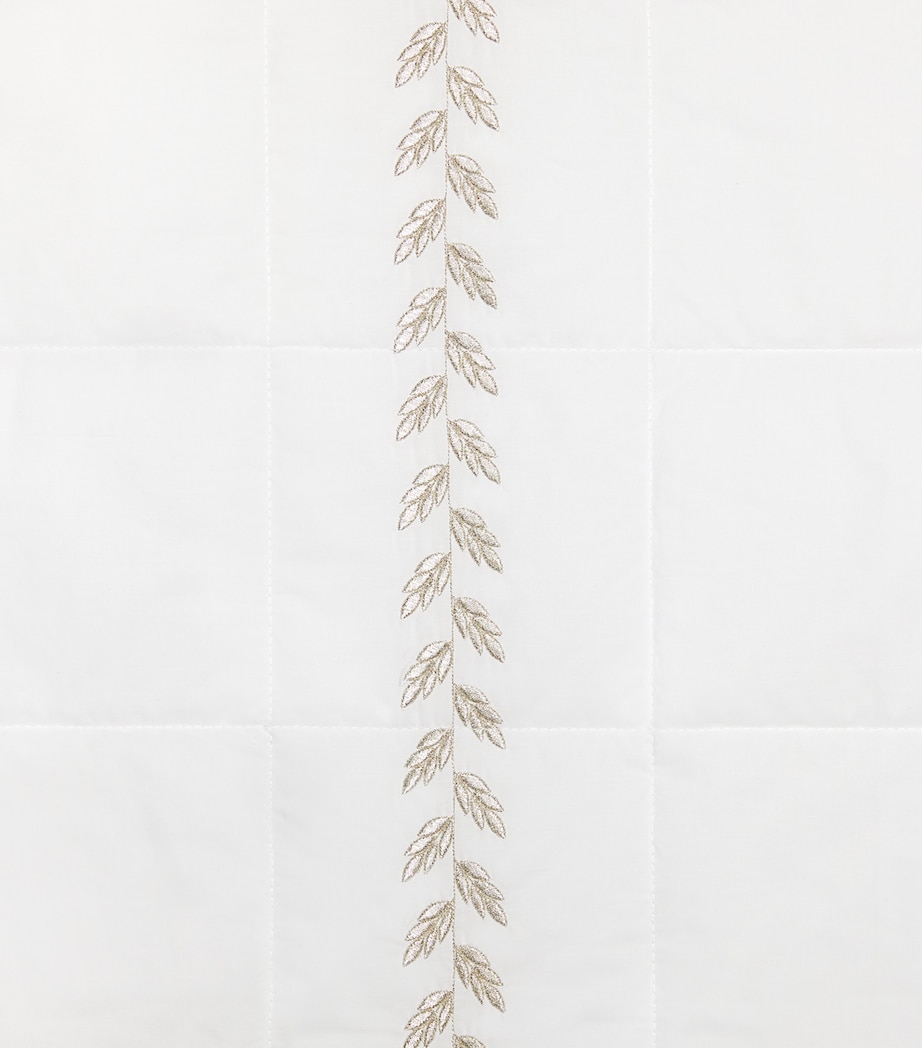 Federico King Bedspread (240cm x 260cm) WHT/ANTIQUE SVR Image 3