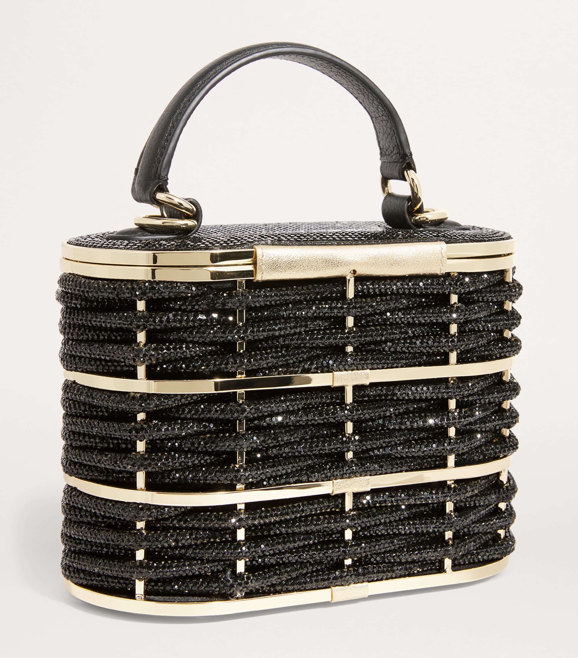 Willow Basket Top-Handle Bag CJET-CHAMPA GNE JET Image 3