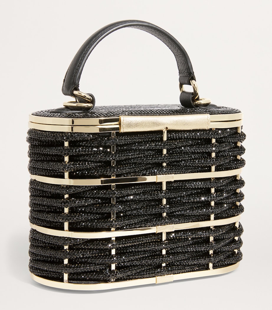 Willow Basket Top-Handle Bag CJET-CHAMPA GNE JET Image 3