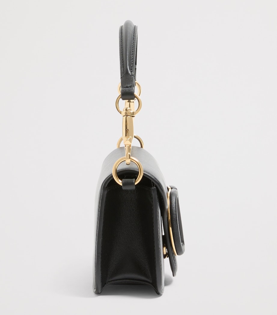 Valentino Garavani Small Leather Locò Shoulder Bag Image 3