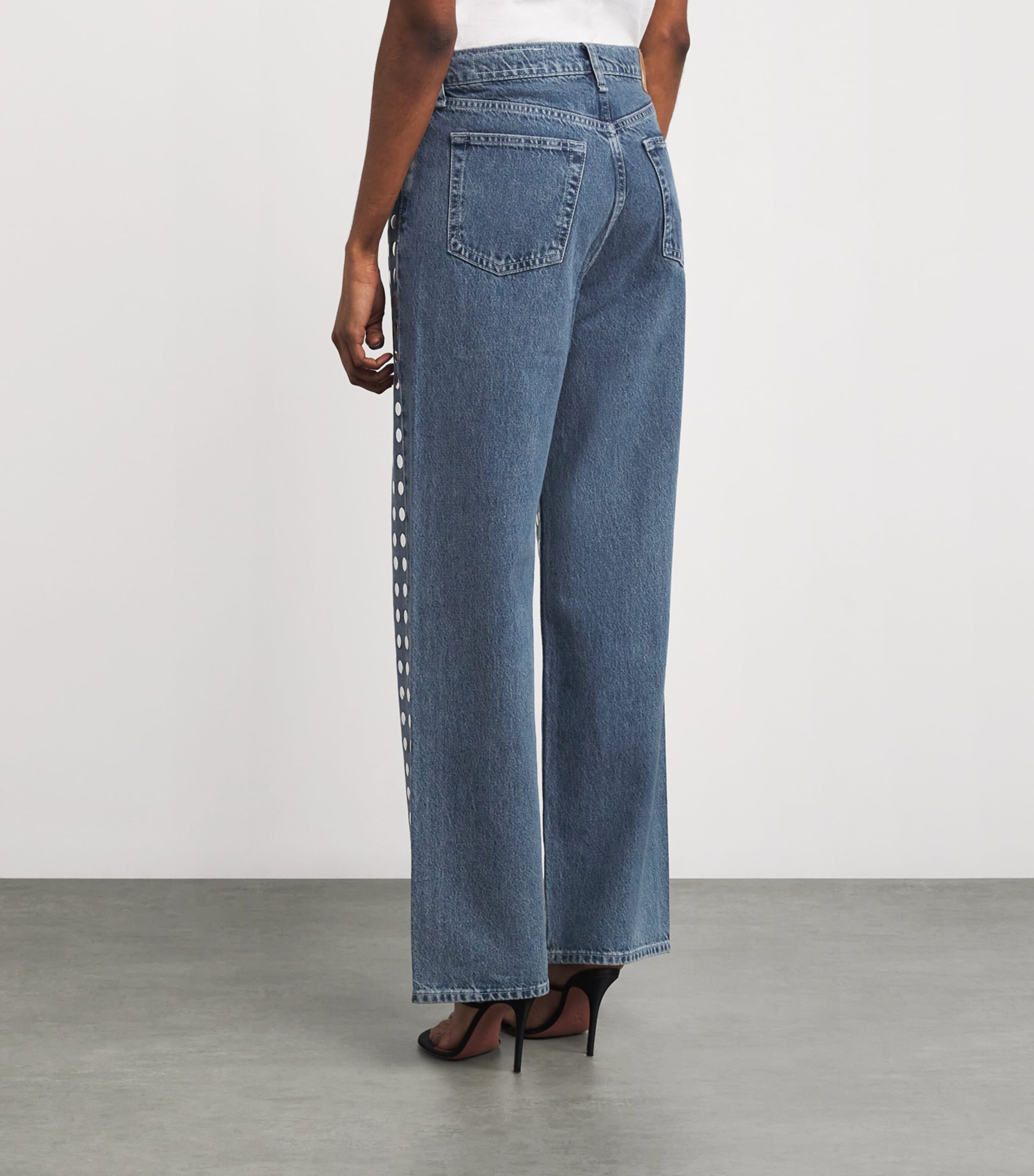 Studded Shea Straight Jeans KNGST Image 4