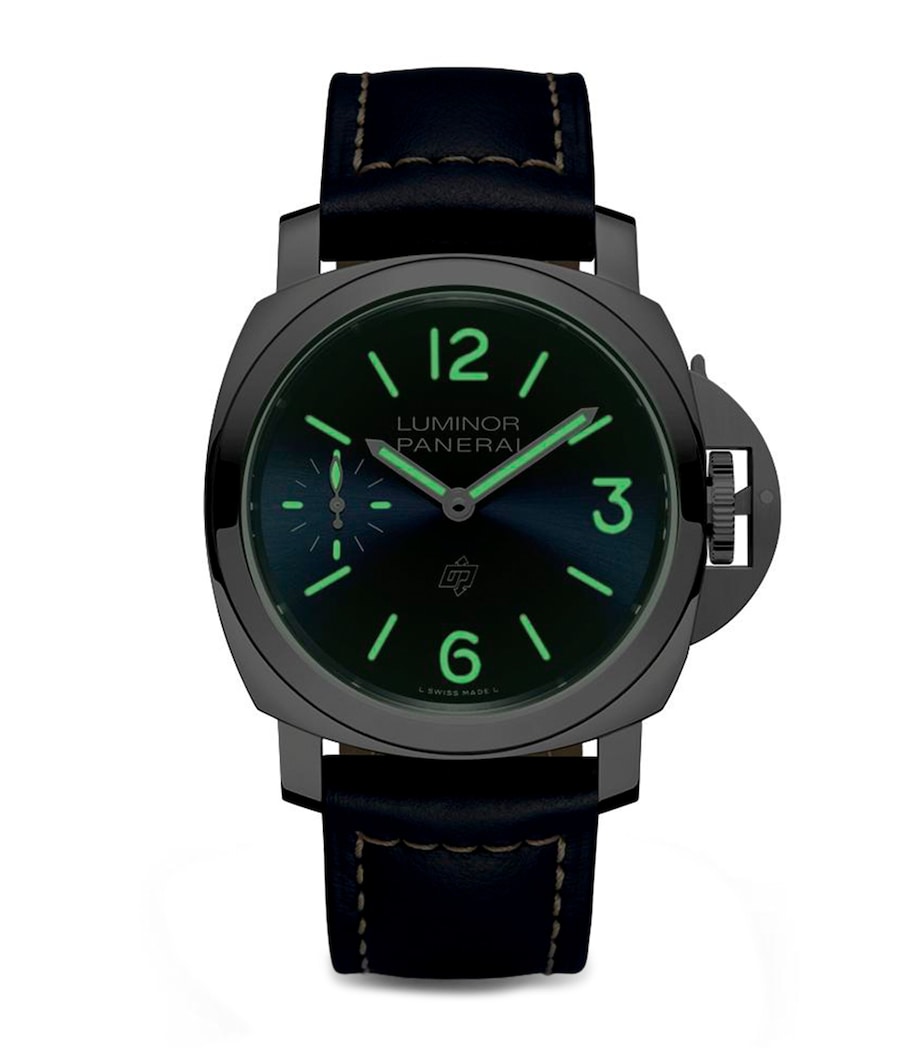 Panerai Stainless Steel Luminor Watch 44mm Blue Image 6