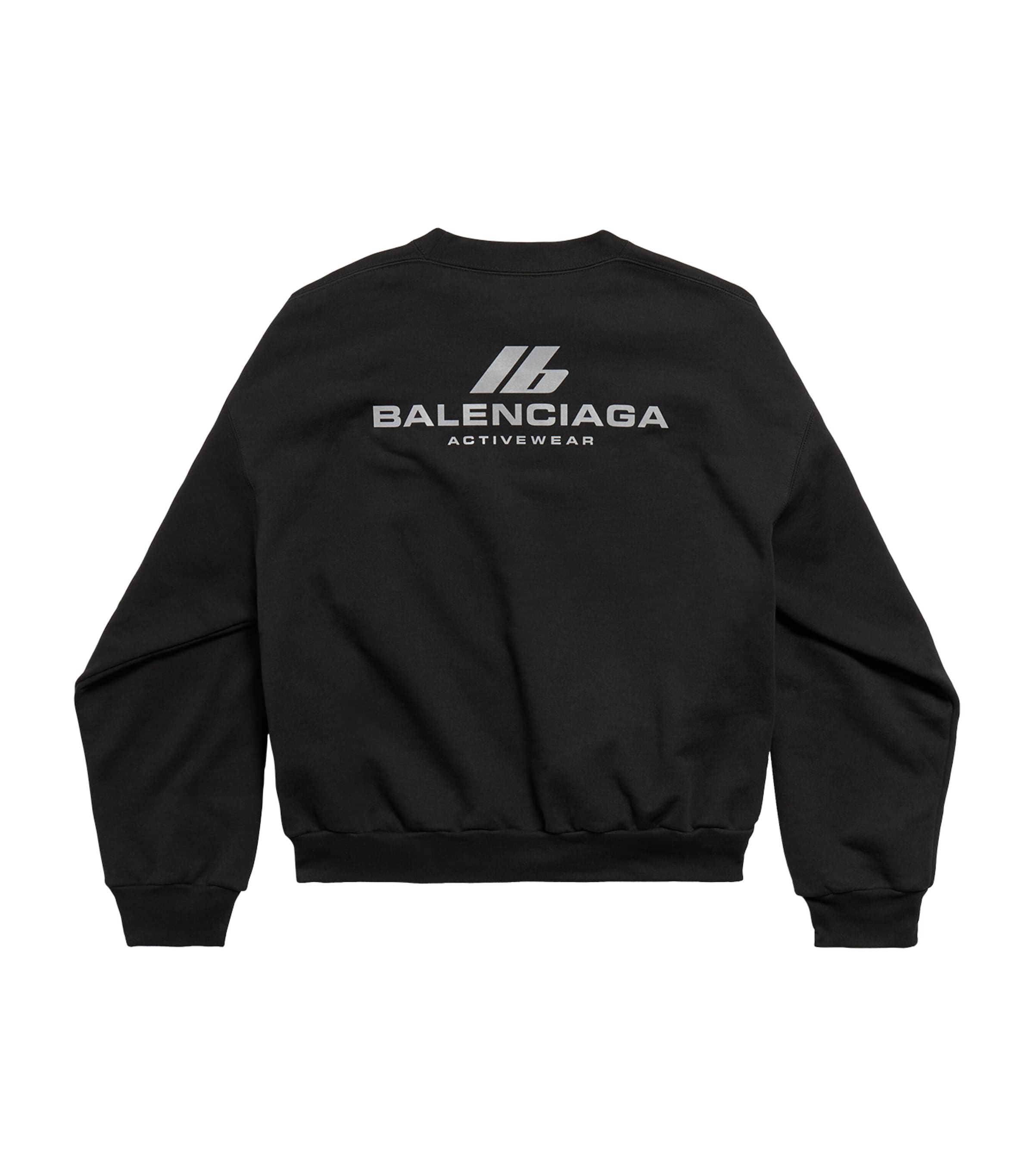 Balenciaga Cotton Logo Sweater Harrods US