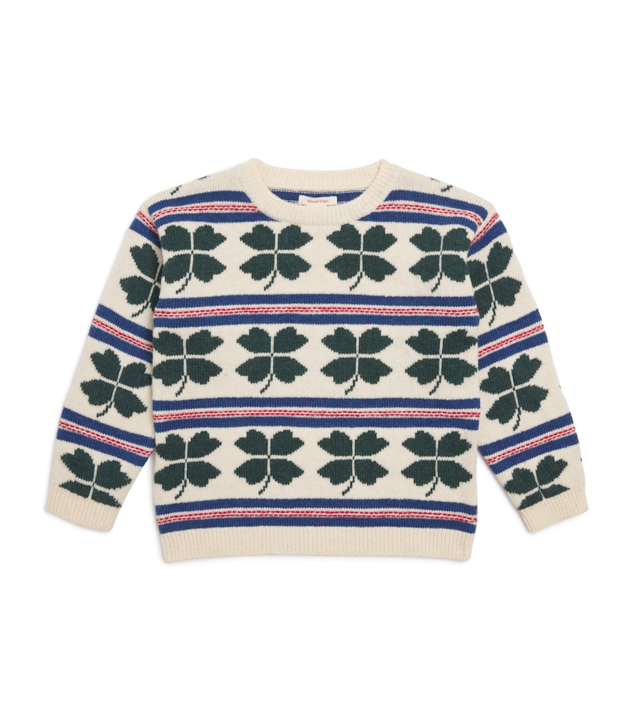 Wool-Blend Billi Sweater (5-10 Years) S00079 CLOVER Image 1
